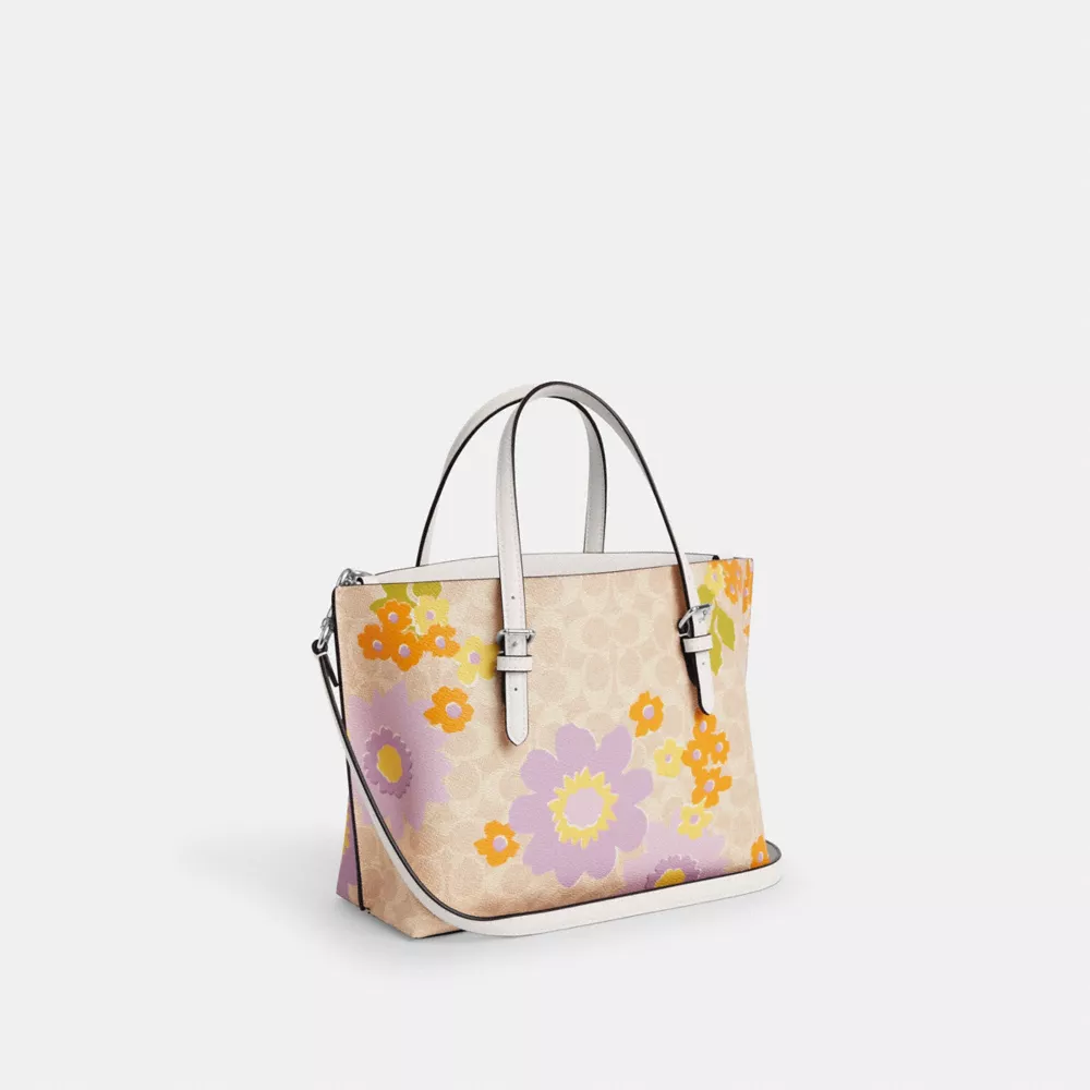 Сумка COACH Mollie Tote Bag 25 In Signature Canvas With Floral Print