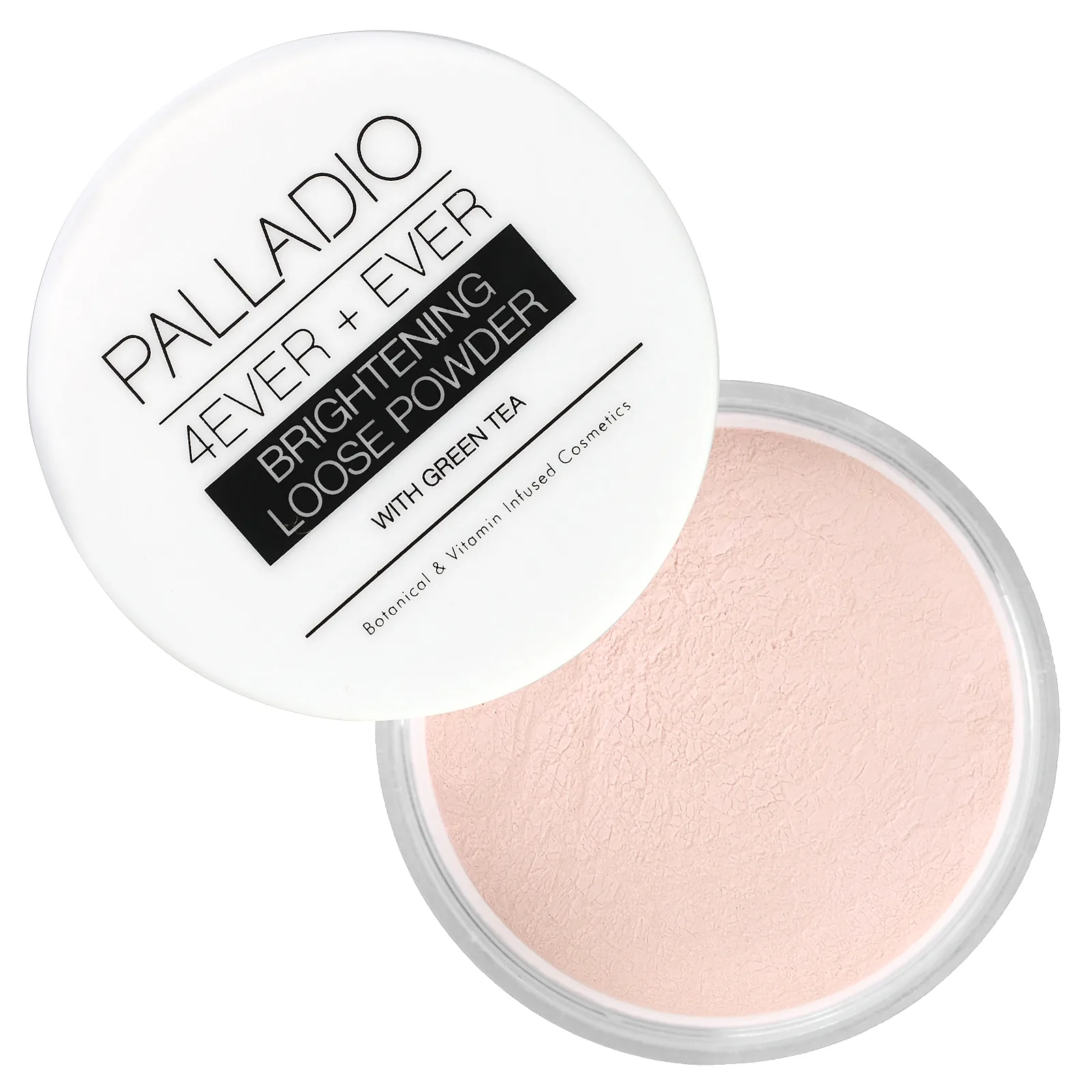 Palladio, 4Ever + Ever, рассыпчатая пудра для сияющей кожи с зеленым чаем, 6 г (0,21 унции)