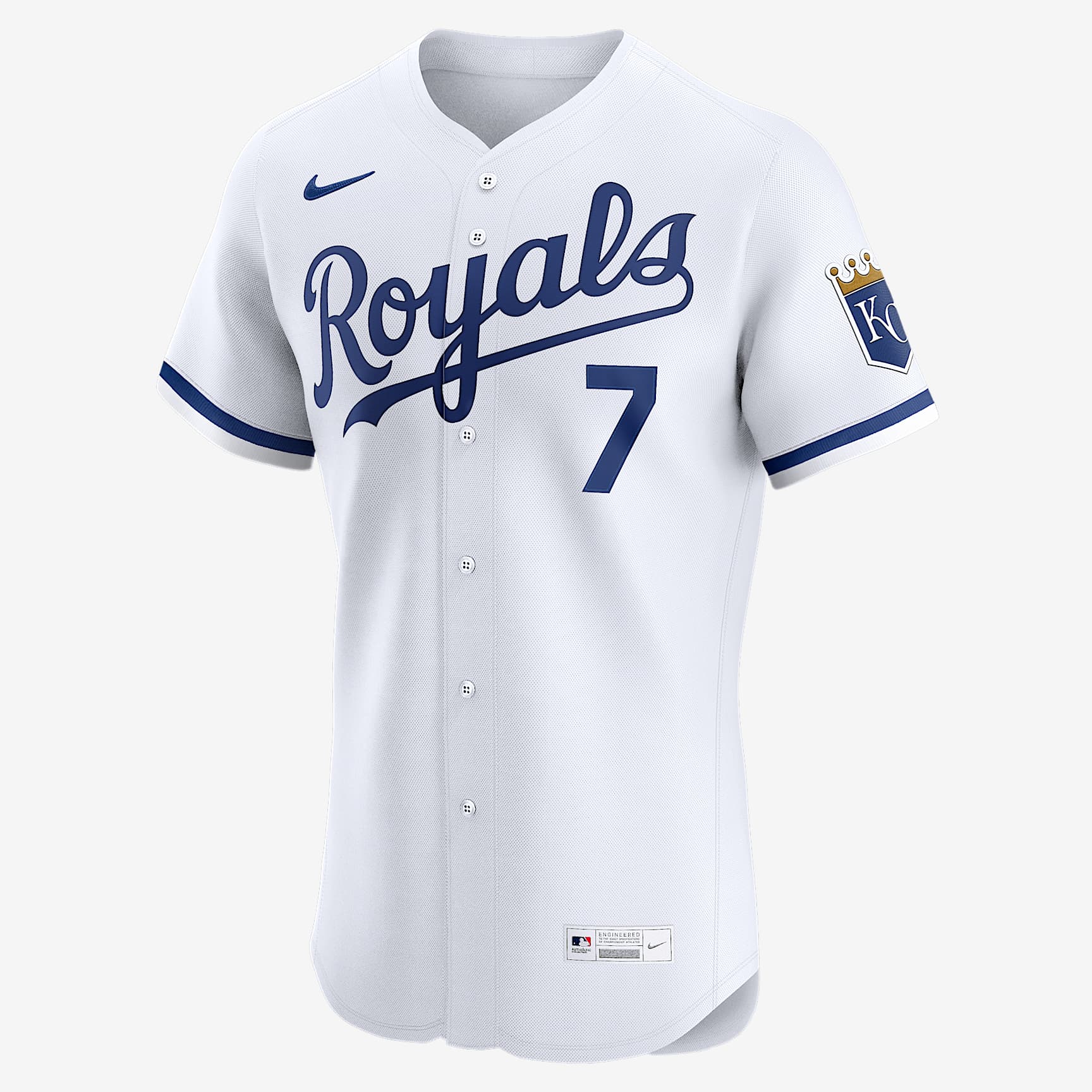 Bobby Witt Jr. Kansas City Royals Men's Nike Dri-FIT ADV MLB Elite Jersey