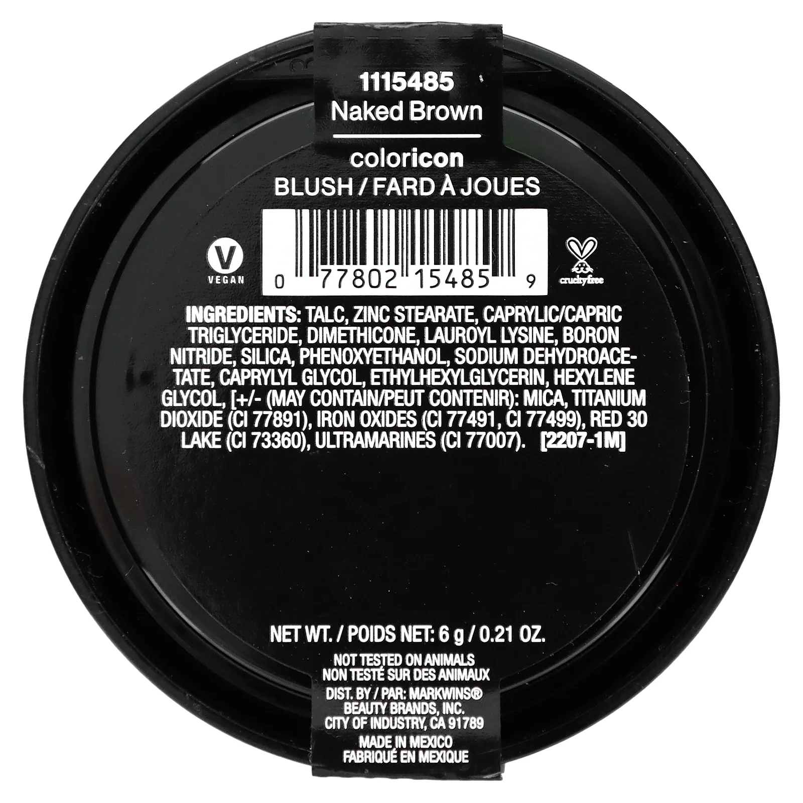 wet n wild, Coloricon, румяна, коричневый, 6 г (0,21 унции)