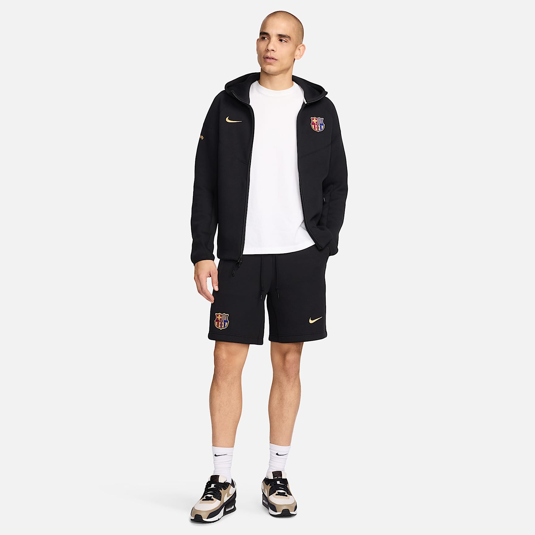 FC Barcelona Tech Fleece Men's Nike Soccer Shorts