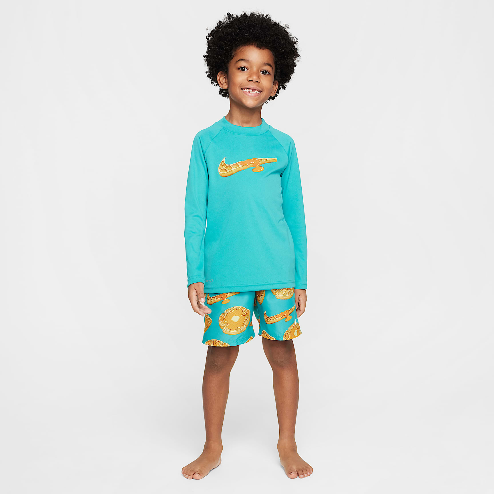 Nike Swim Hydroguard Little Kids' Long-Sleeve Top