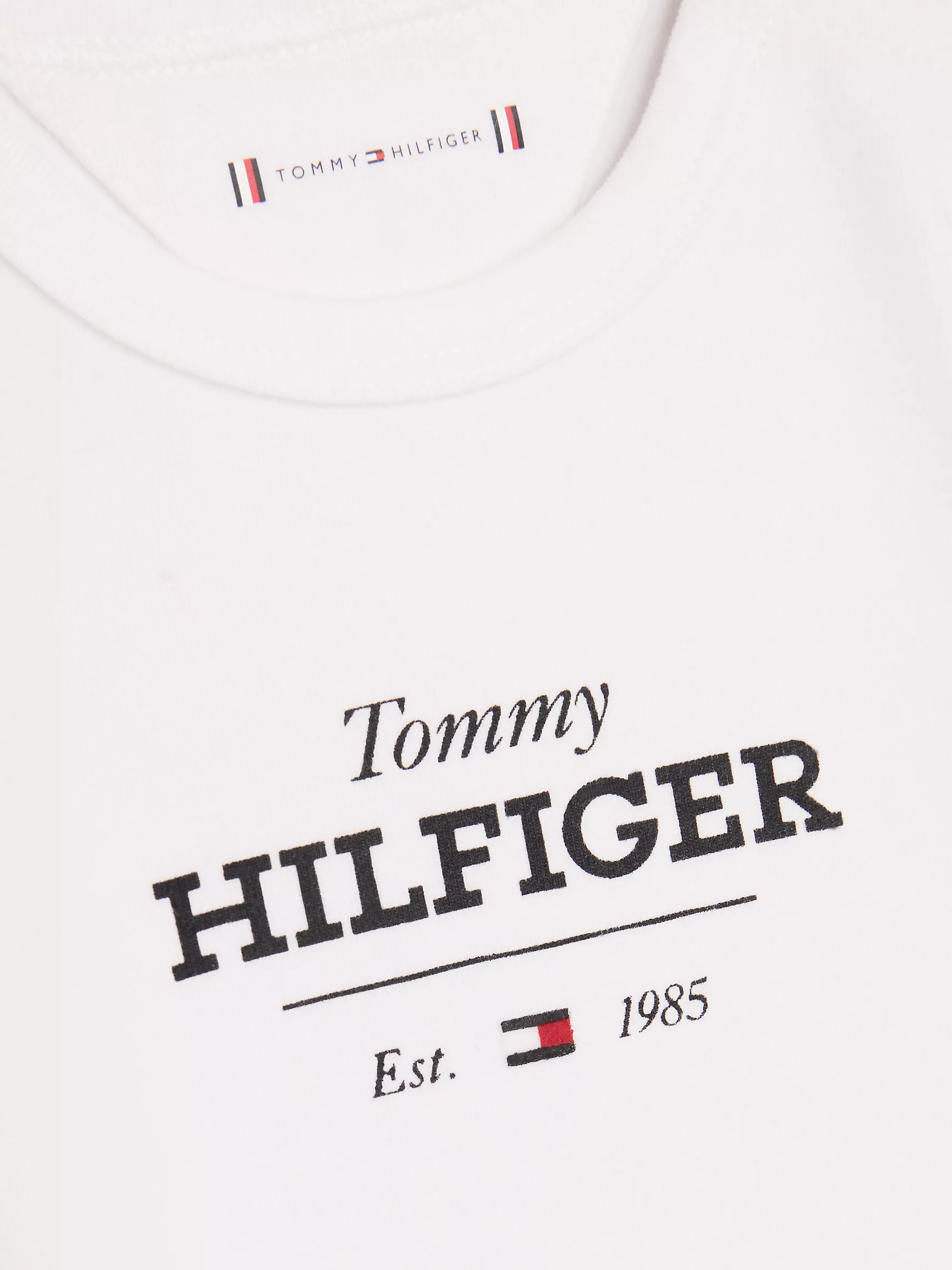 Комбинезон для малышей Tommy Hilfiger, Детский эластичный комбинезон с монограммным логотипом 1985