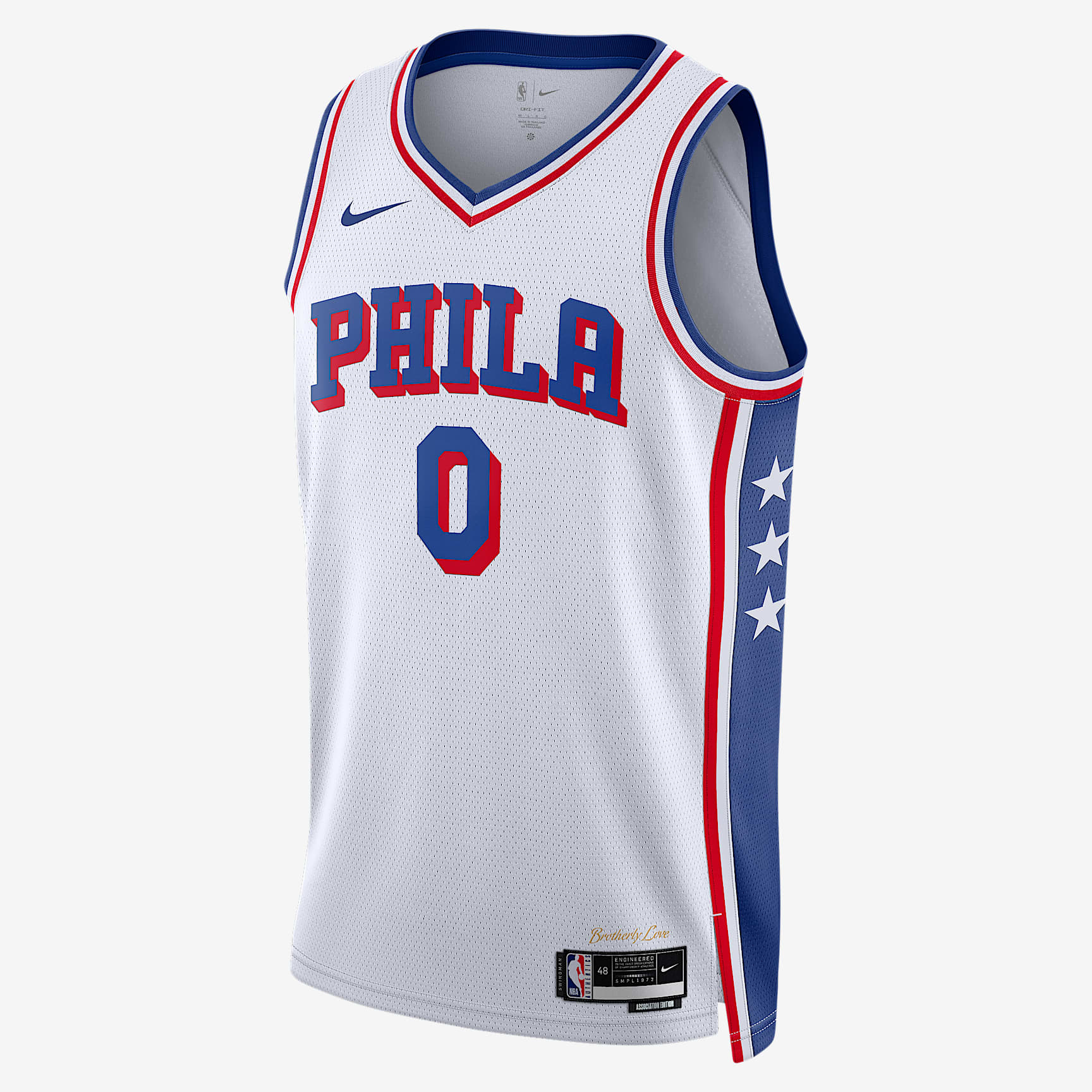 Tyrese Maxey Philadelphia 76ers 2023/24 Association Edition Men's Nike Dri-FIT NBA Swingman Jersey
