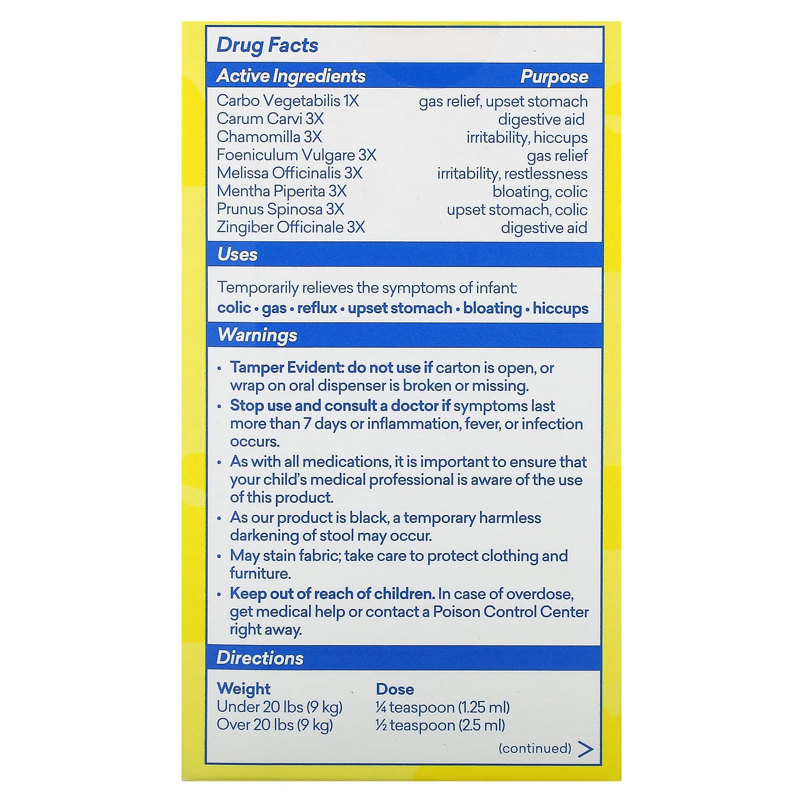 Colic Calm, Colic, средство от газообразования и рефлюкса, для младенцев, 50 мл (1,7 жидк. унции)