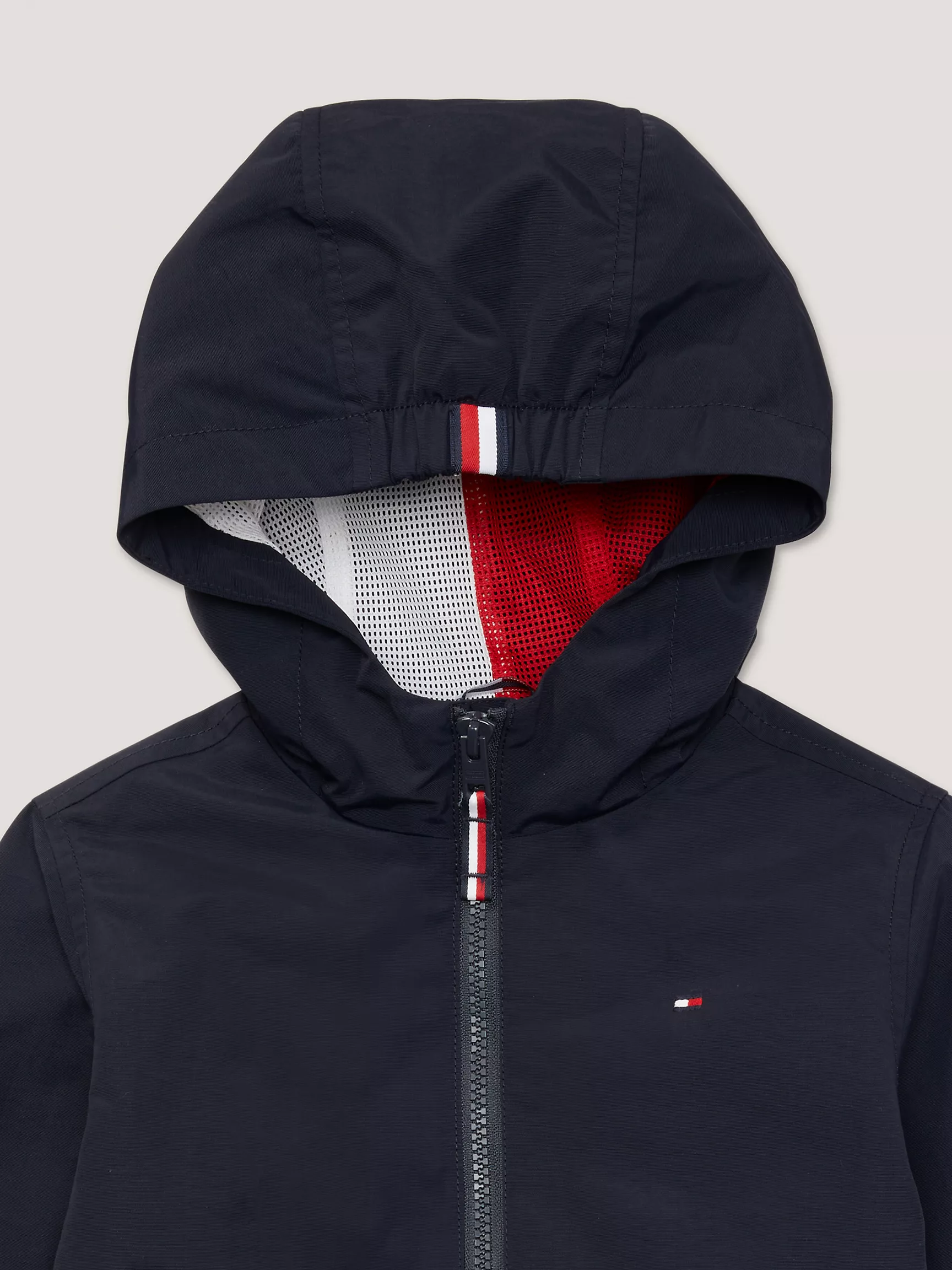 Куртка для девочки Tommy Hilfiger, Детская яхтенная куртка с капюшоном и логотипом флага