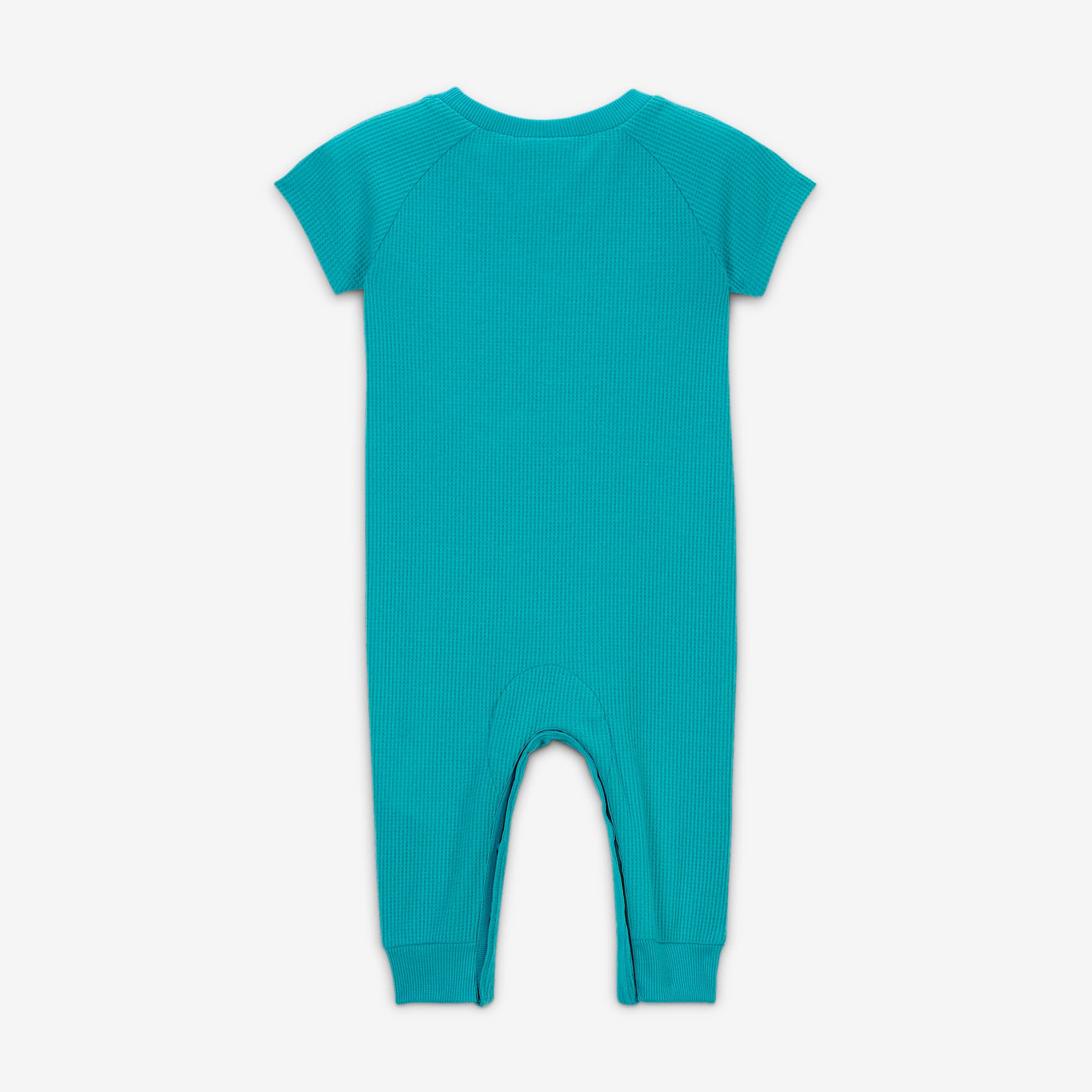 Nike Essentials Baby (0-9M) Short Sleeve Waffle Knit Coverall