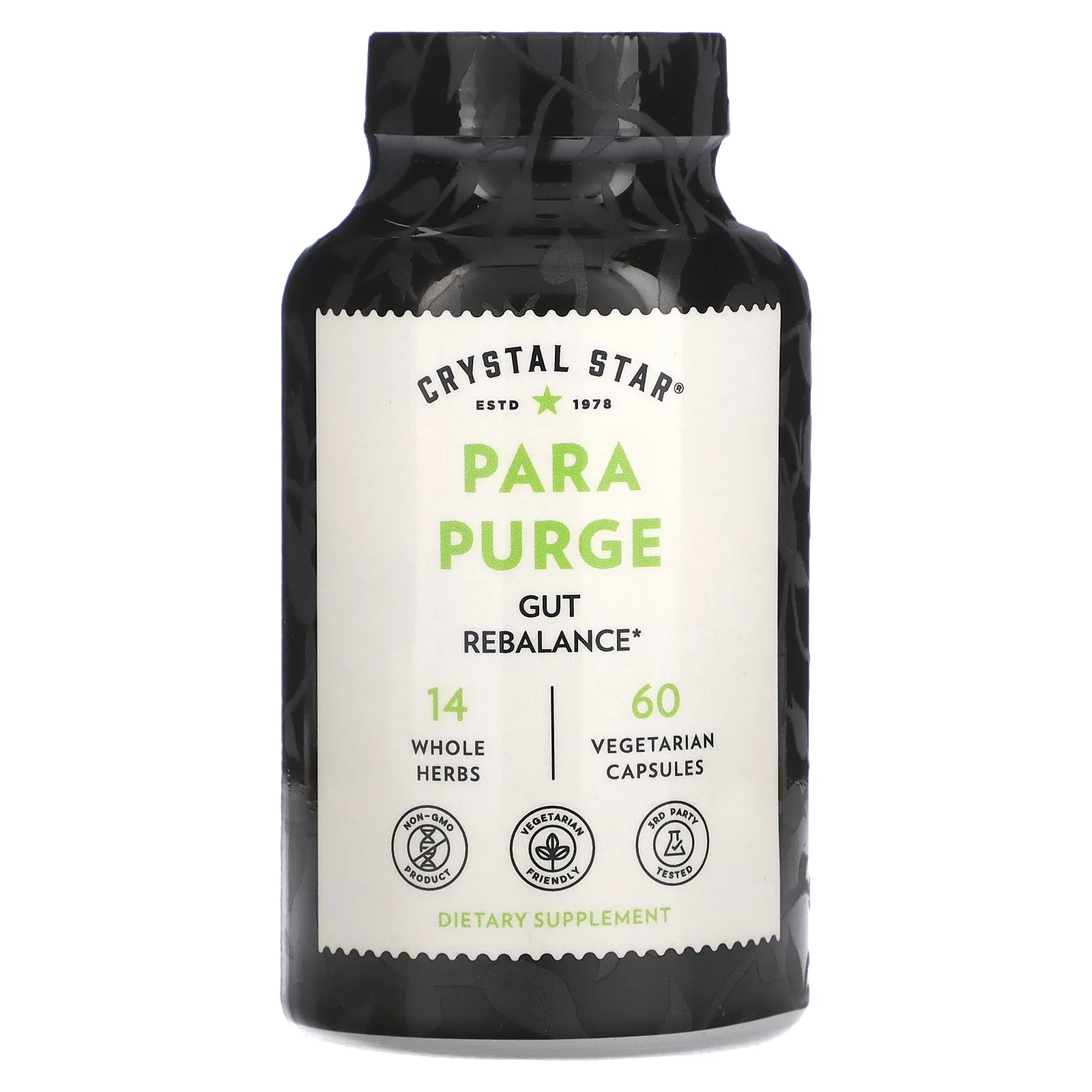 Crystal Star, Para Purge, 60 вегетарианских капсул