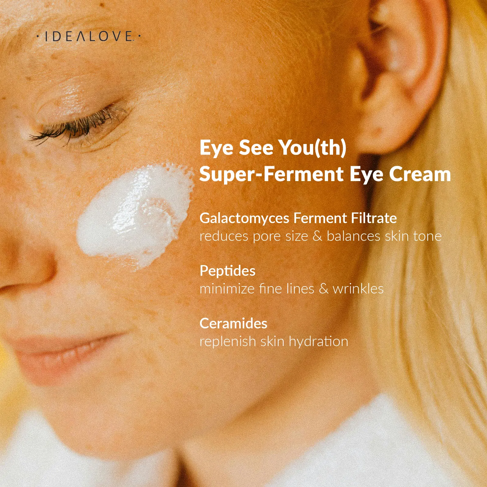 Idealove, Eye See You(th), суперферментный крем для кожи вокруг глаз, 30 г (1,05 унции)