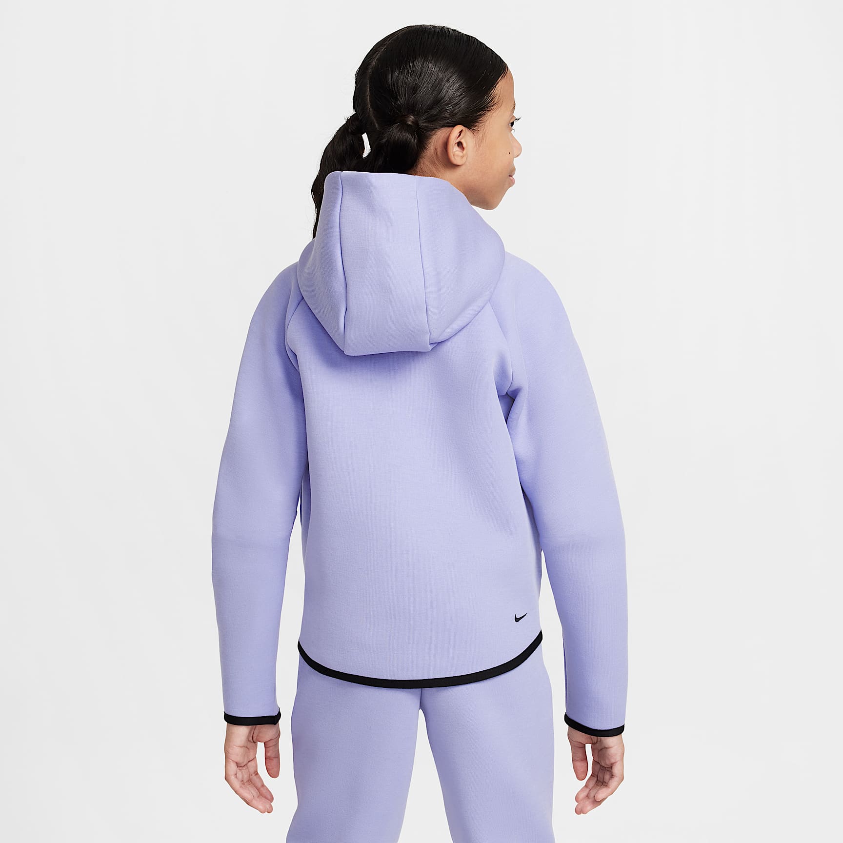 Nike Sportswear Tech Fleece Girls' Full-Zip Hoodie