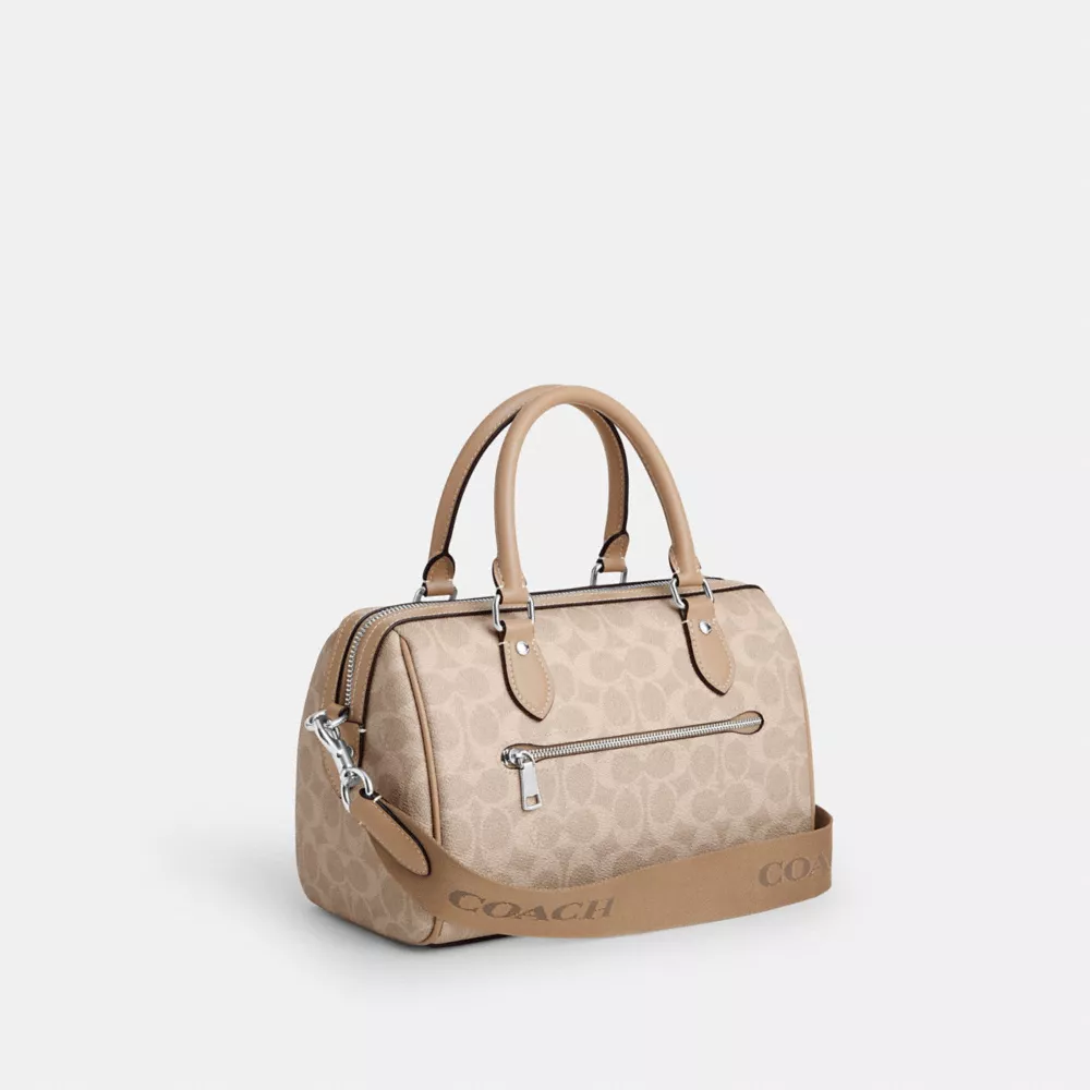 Сумка COACH Rowan Satchel Bag In Signature Canvas