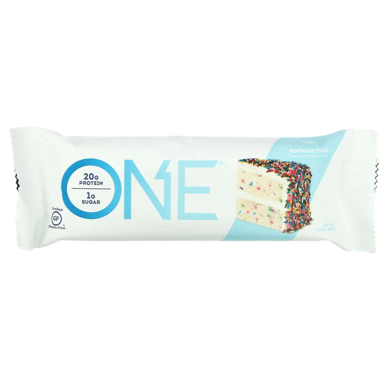 One Brands, ONE, протеиновые батончики, вкус «Именинный пирог», 12 шт. по 60 г (2,12 унции)