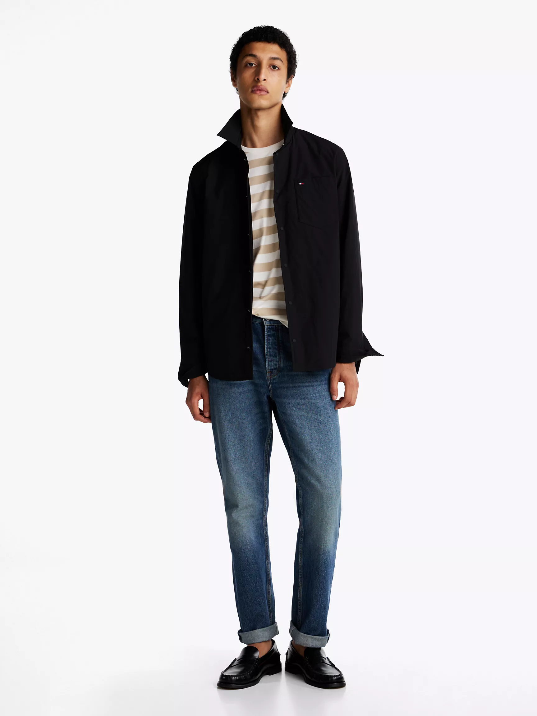 Мужская куртка Tommy Hilfiger, Легкая компактная рубашка-куртка