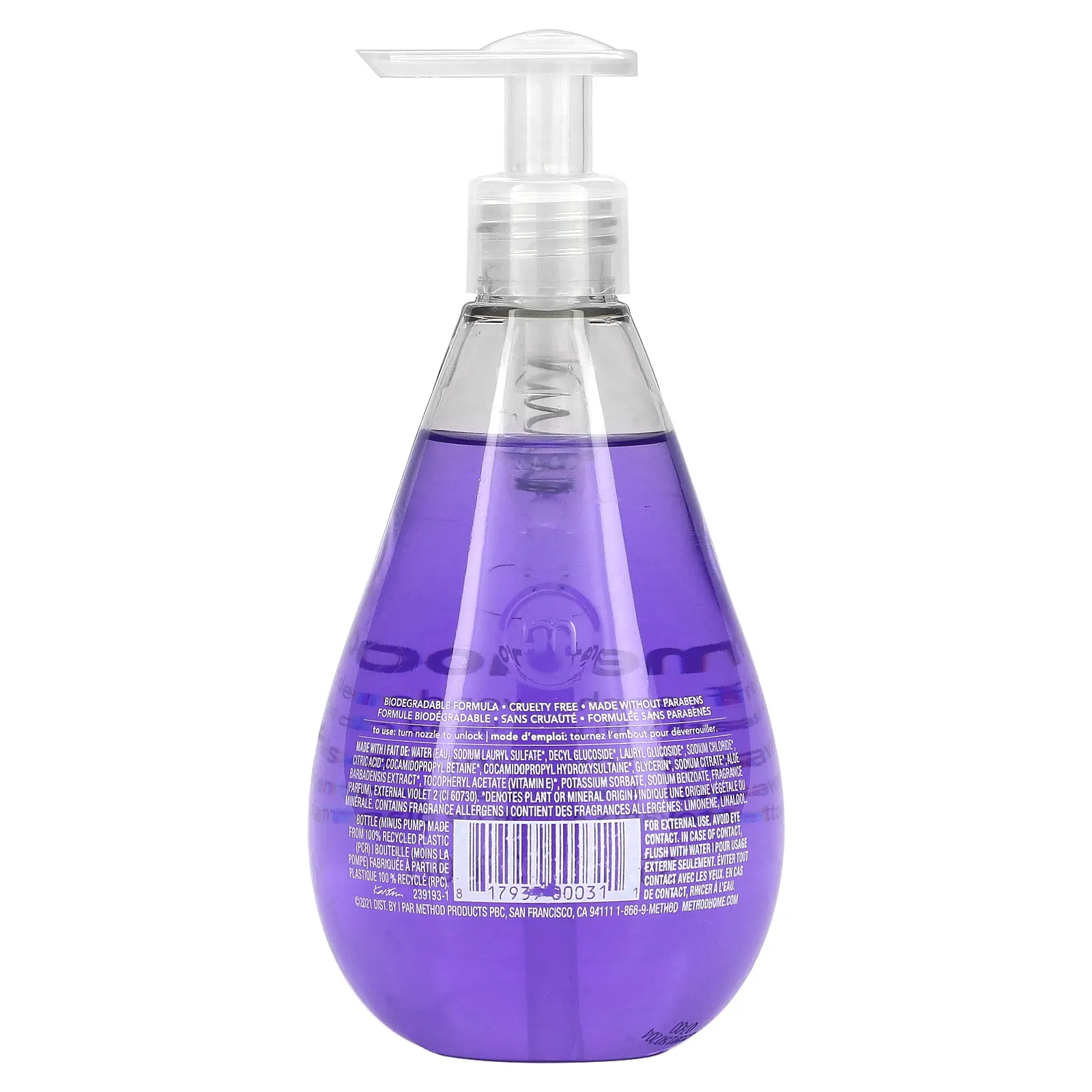 Method, Средство для мытья рук, французская лаванда, 354 мл (12 жидк. Унций)