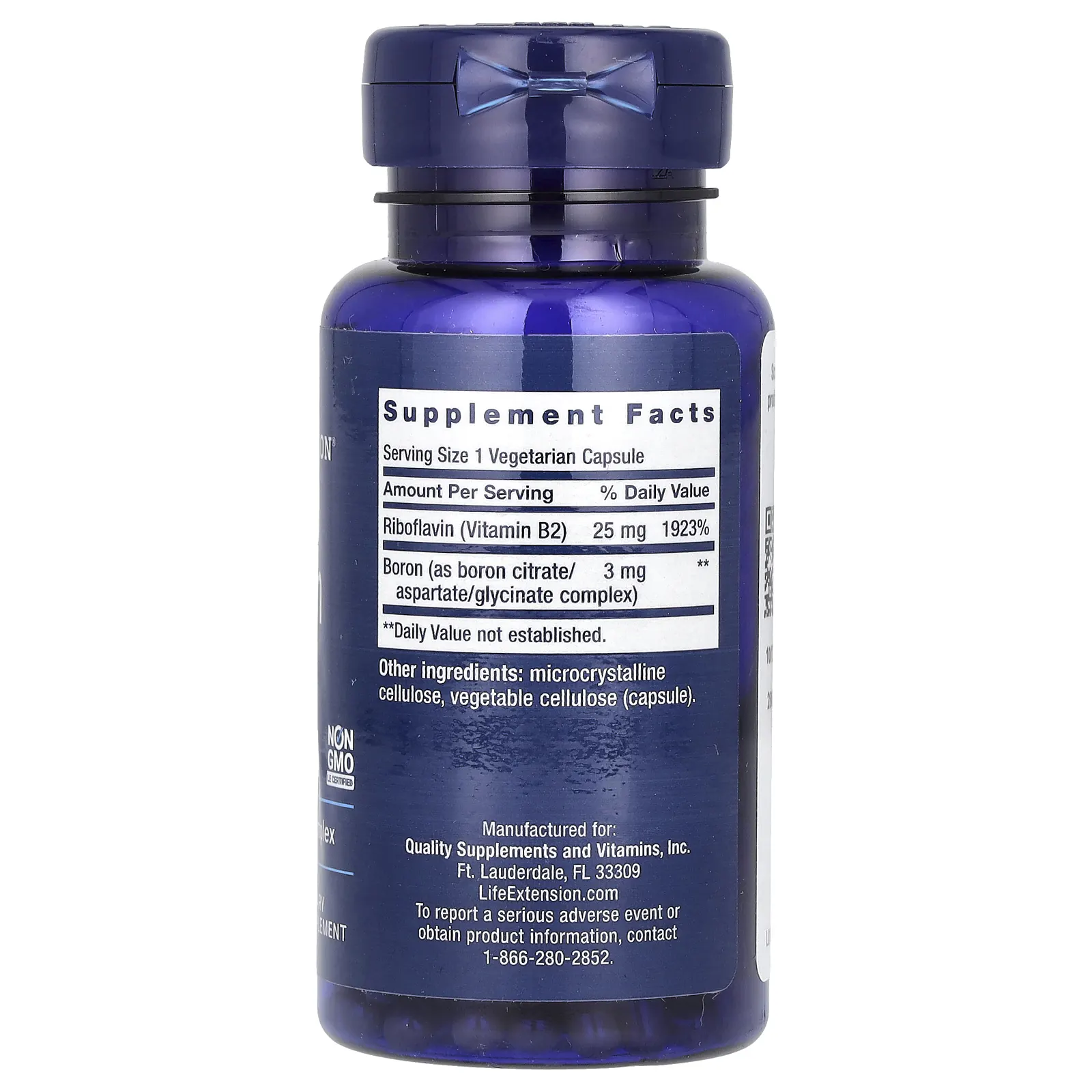 Life Extension, бор, 3 мг, 100 вегетарианских капсул