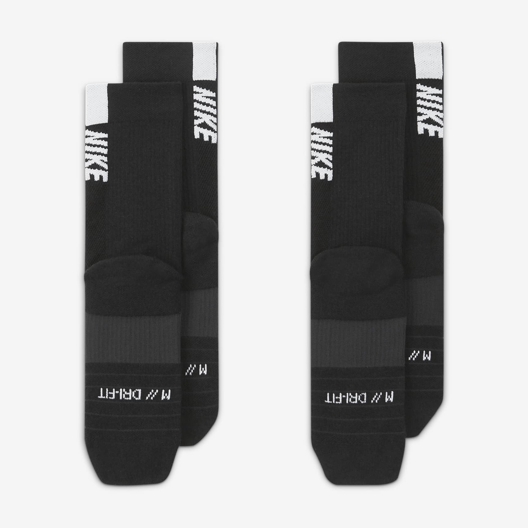 Nike Multiplier Crew Sock (2 Pairs)
