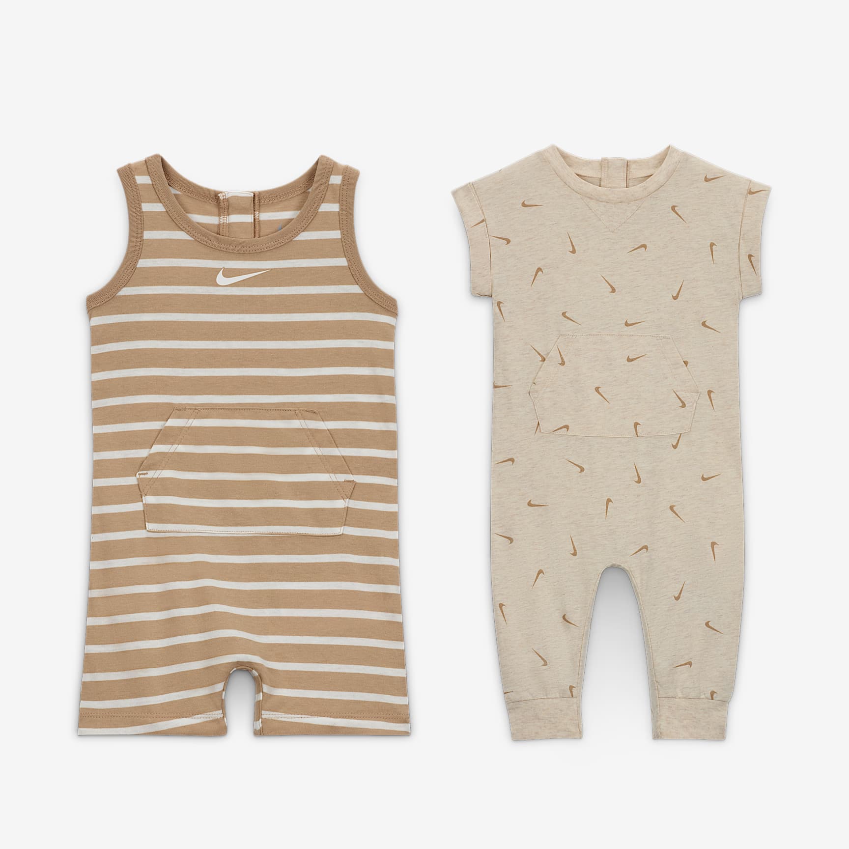 Nike Essentials Baby (0-9M) Short Sleeve and Tank 2-Pack Romper Set