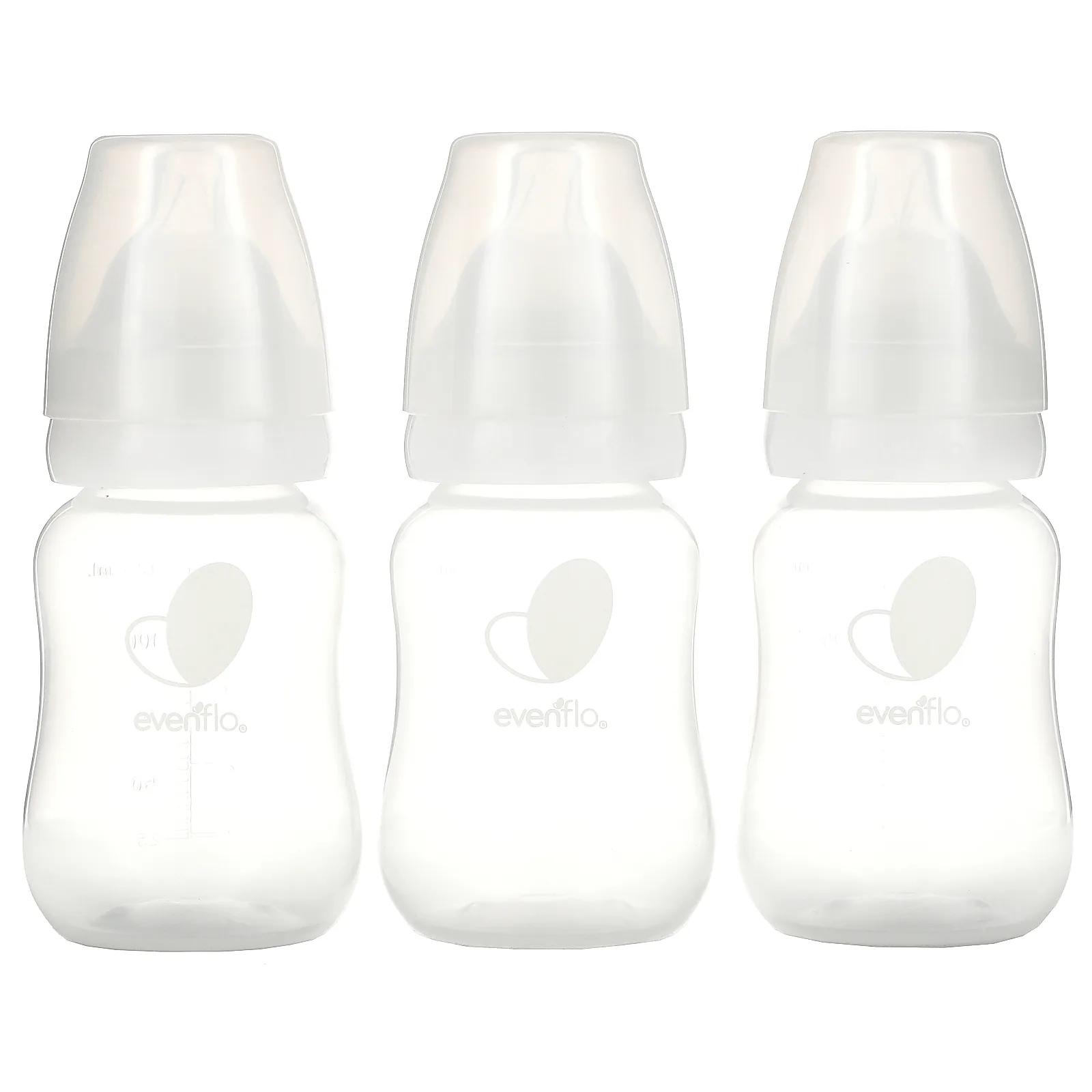 Evenflo Feeding, Balance +, стандартные, для детей от 0 месяцев, с медленным потоком, 3 флакона по 120 мл (4 унции)