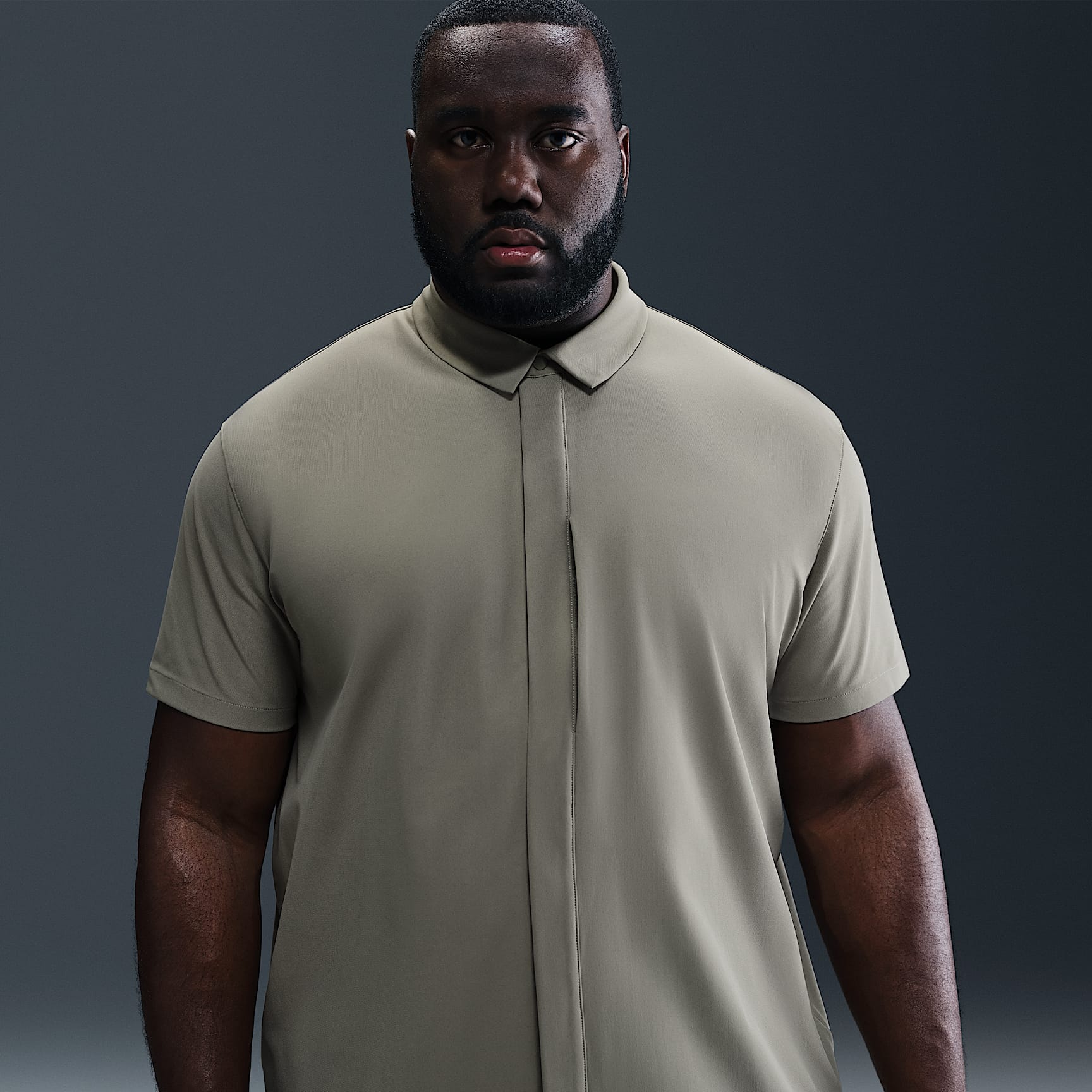 Nike 24.7 PerfectStretch Men's Dri-FIT Short-Sleeve Button-Down Top