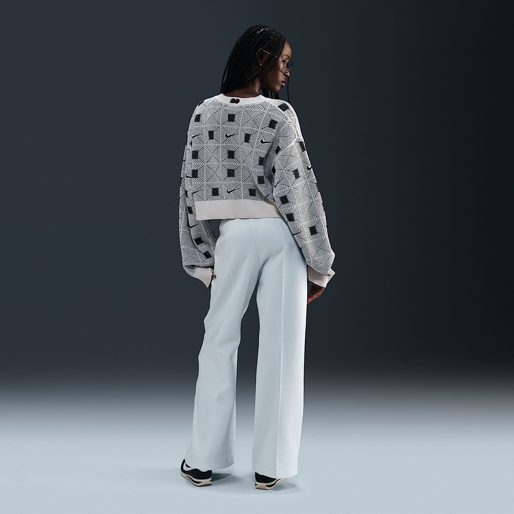 Naomi Osaka Women's High-Waisted Loose Knit Pants