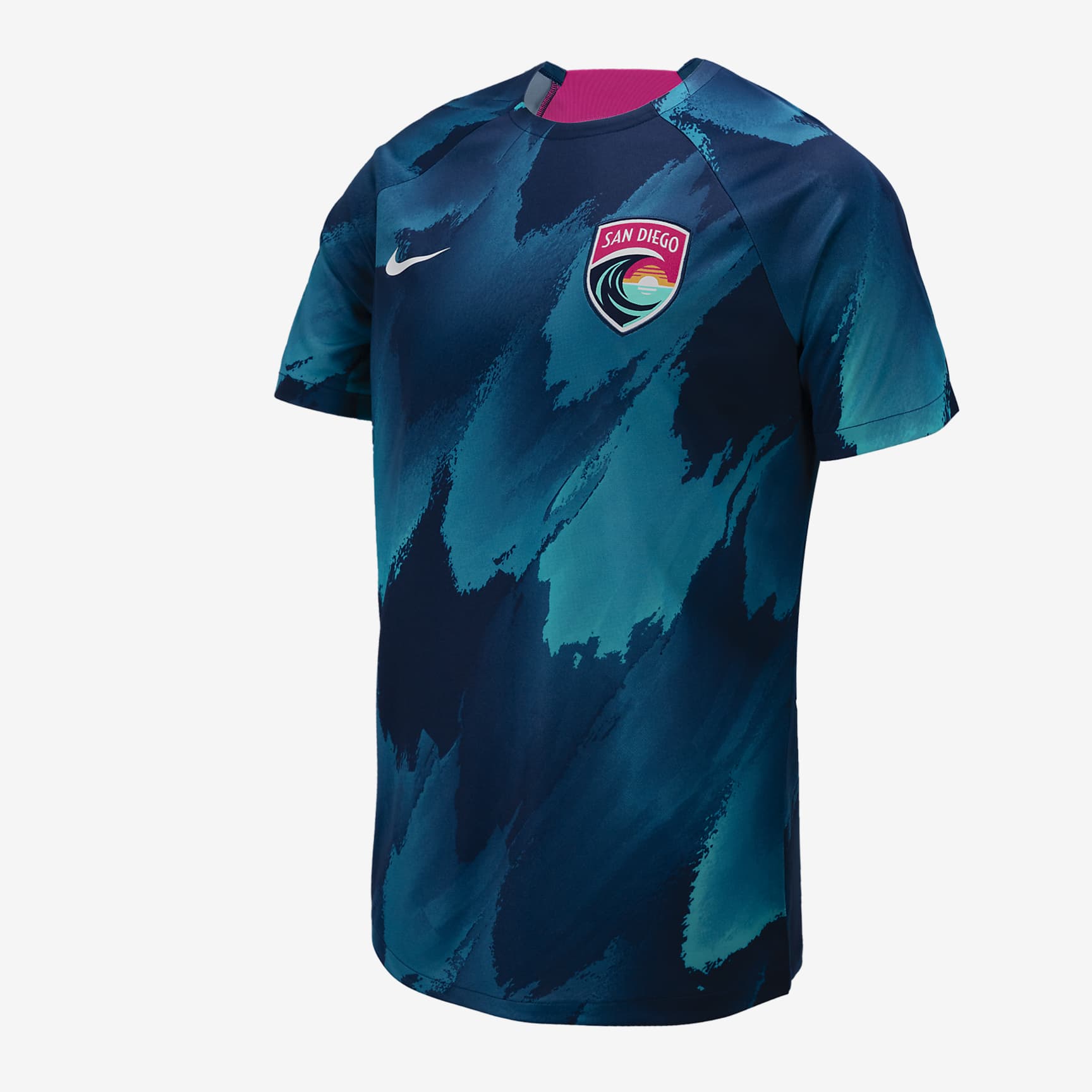 San Diego Wave FC Men's Nike NWSL Pre-Match Top