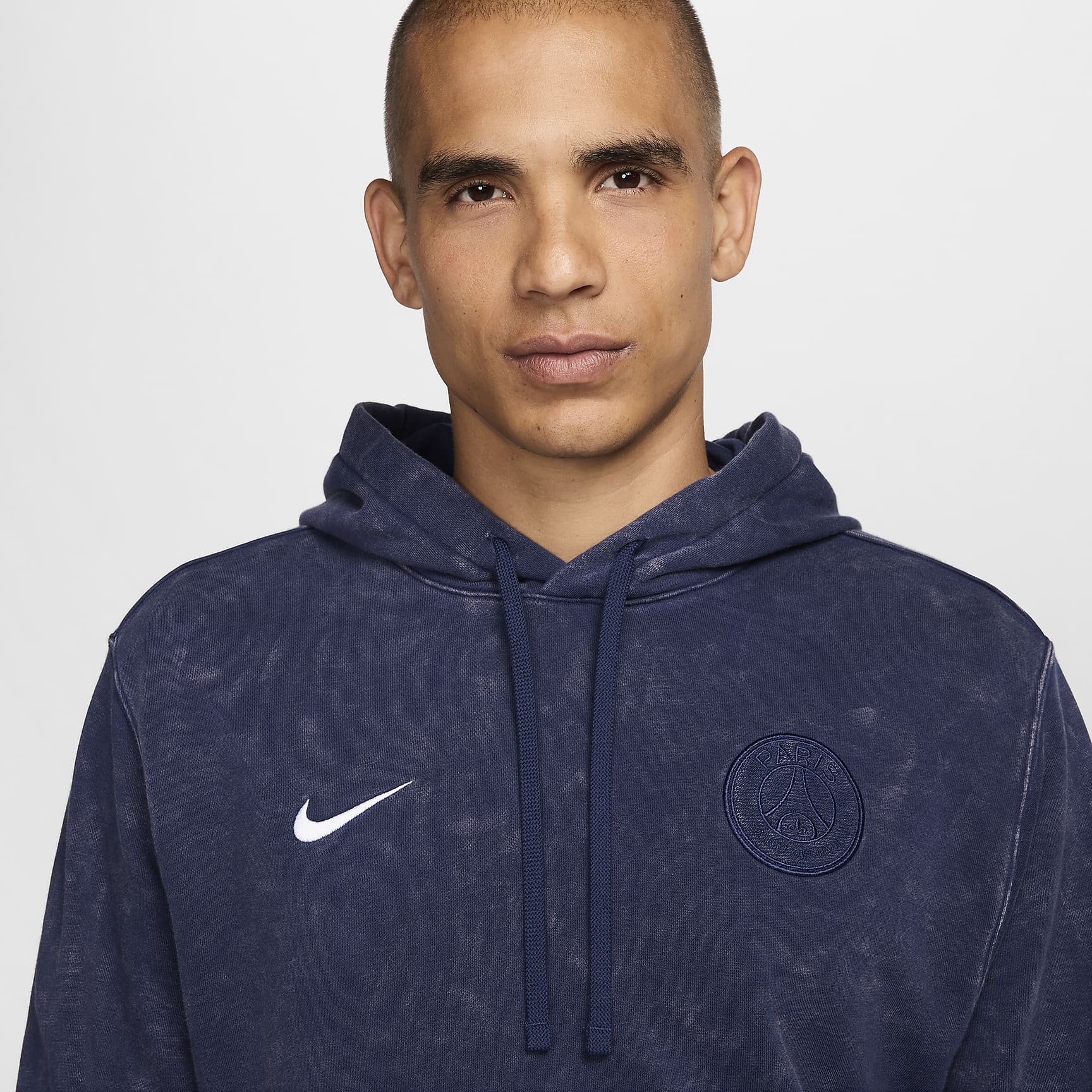 Paris Saint-Germain Club Men's Nike Soccer French Terry Pullover Hoodie