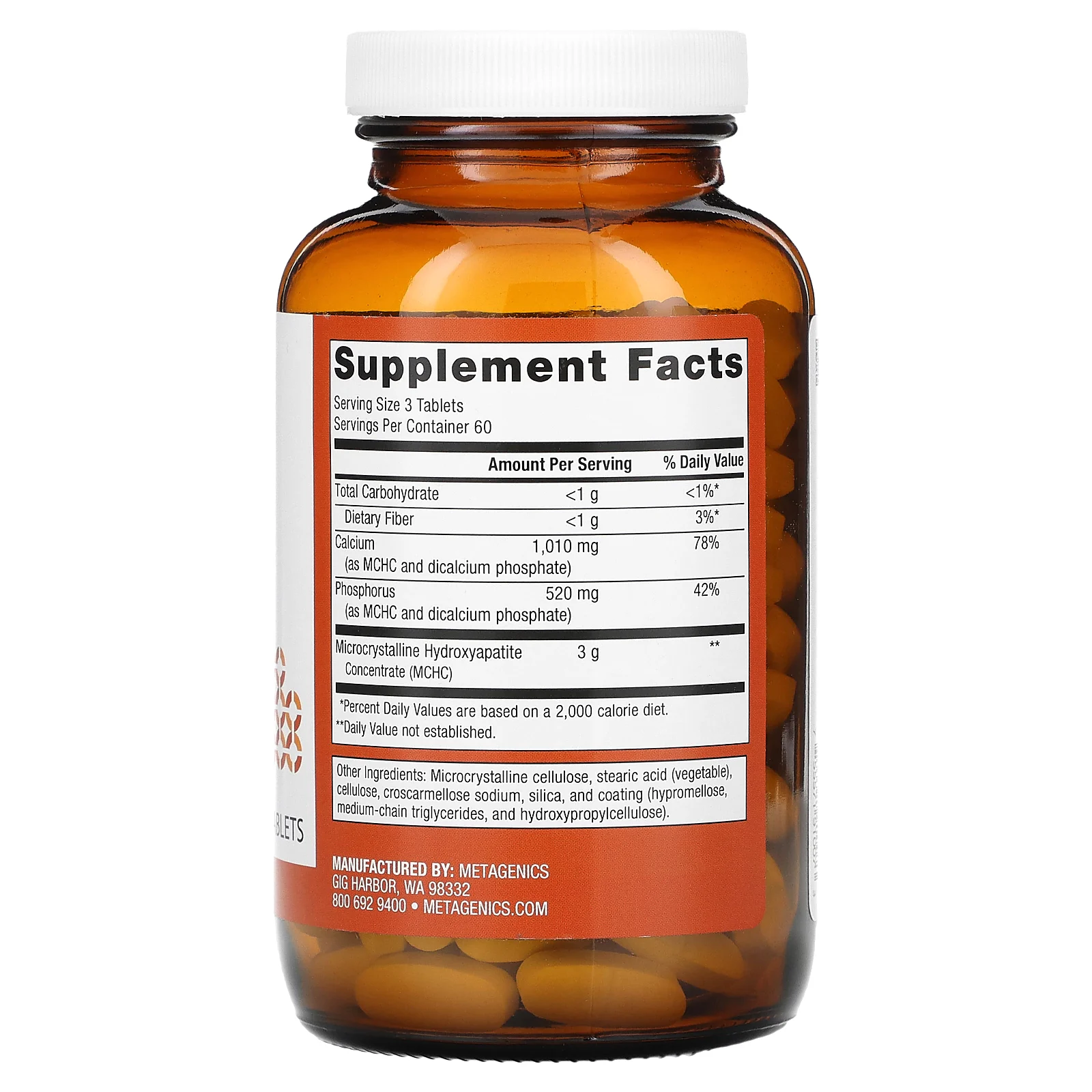 Metagenics, Bone Builder Extra Strength, 180 таблеток