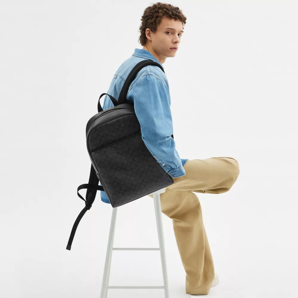 Рюкзак COACH Owen Backpack In Signature Canvas