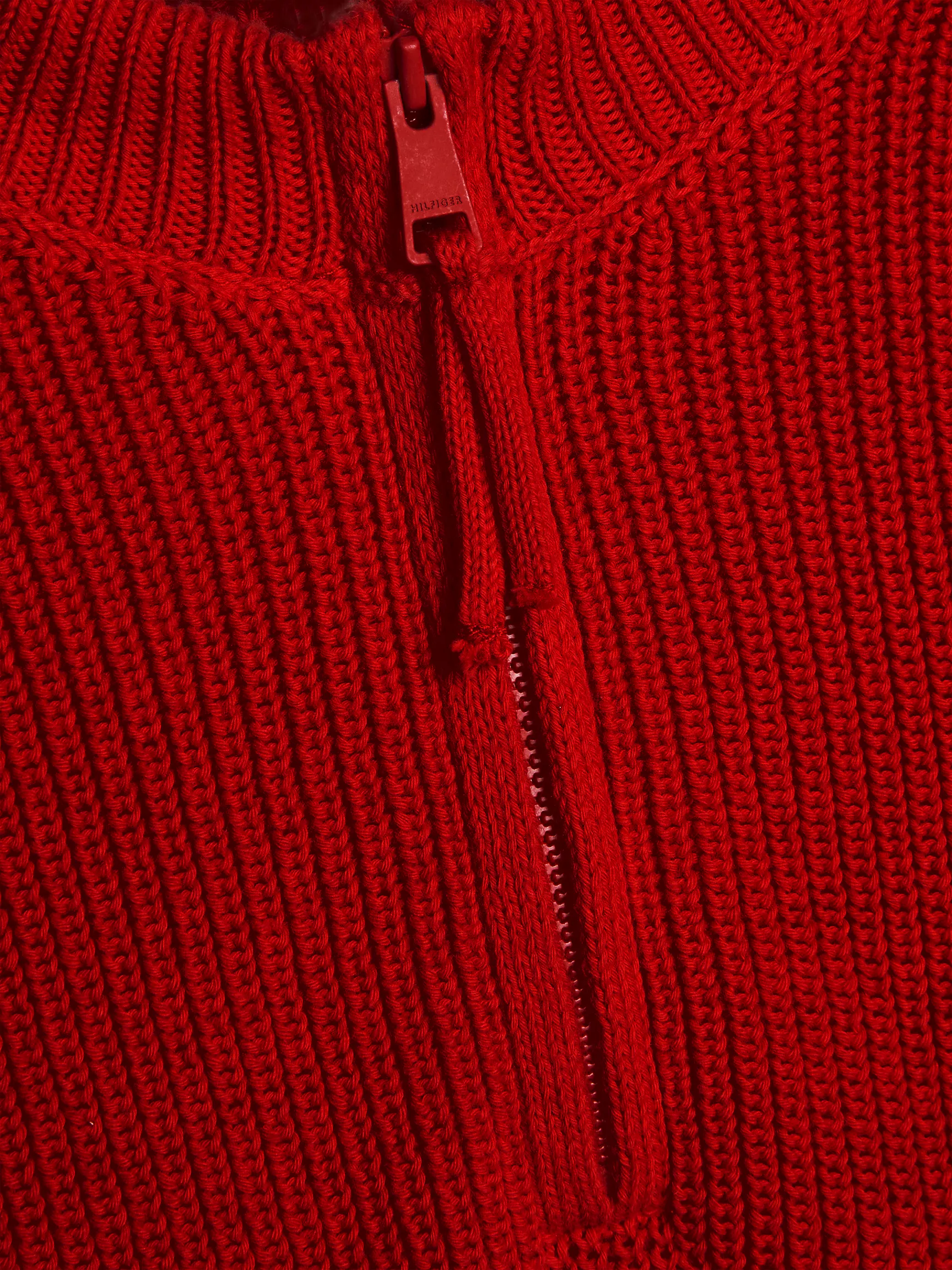 Женский свитер Tommy Hilfiger, Свободный свитер на молнии