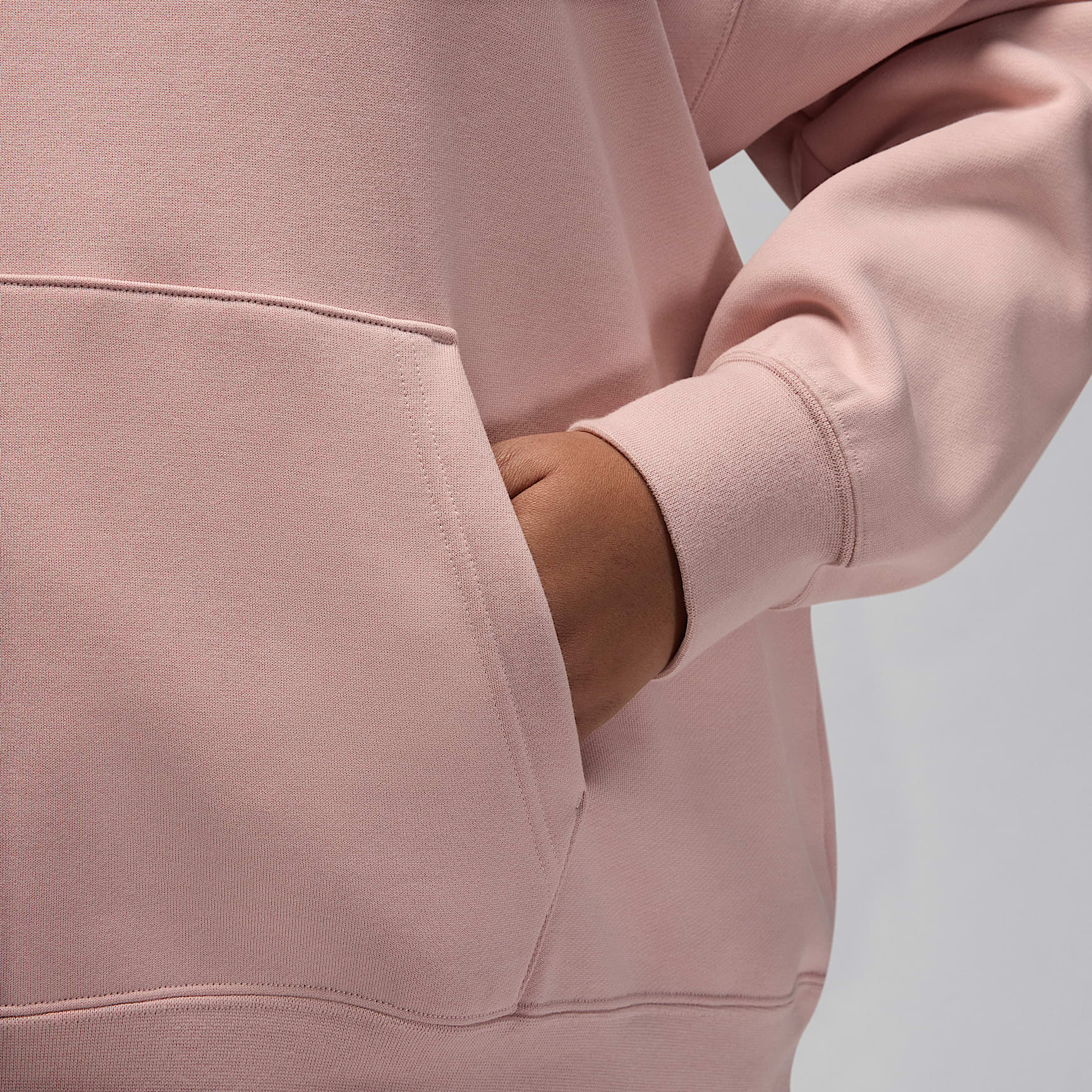 Jordan Flight Fleece Women's Satin-Lined Pullover Hoodie (Plus Size)