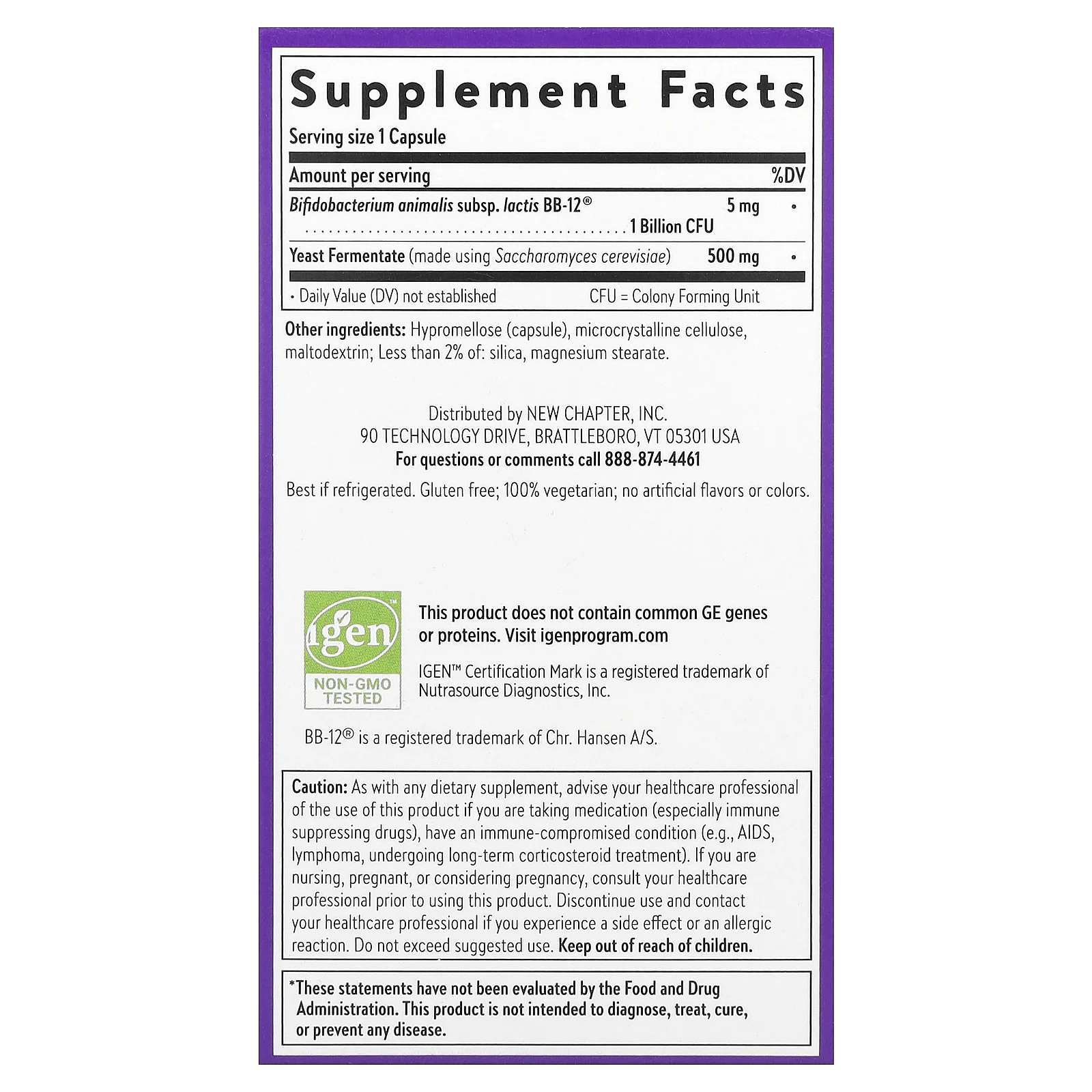 New Chapter, All Flora ™ Probiotics, двойной иммунитет, 30 вегетарианских капсул