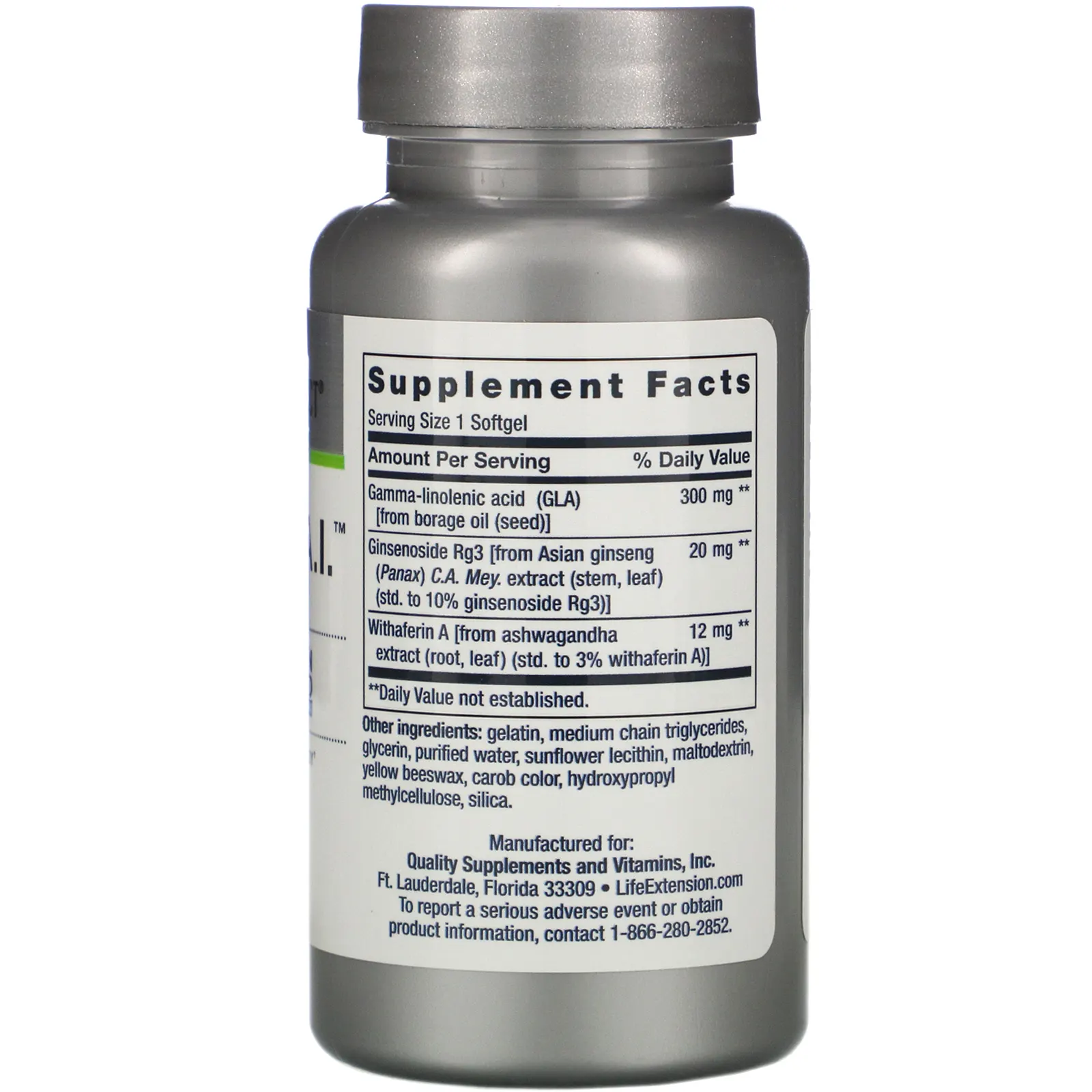 Life Extension, GEROPROTECT Longevity A.I., 30 капсул