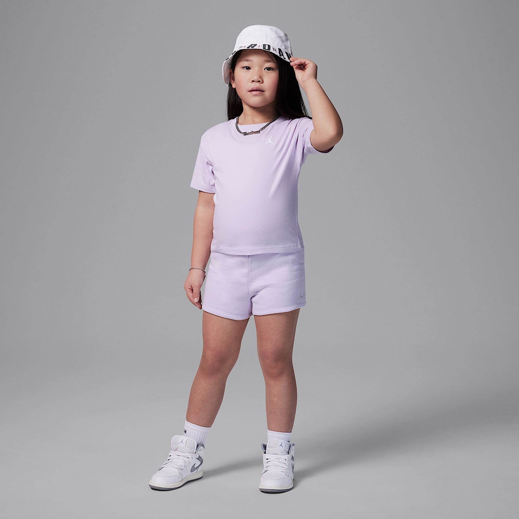 Jordan Brooklyn Essentials Little Kids' 2-Piece Fleece Shorts Set