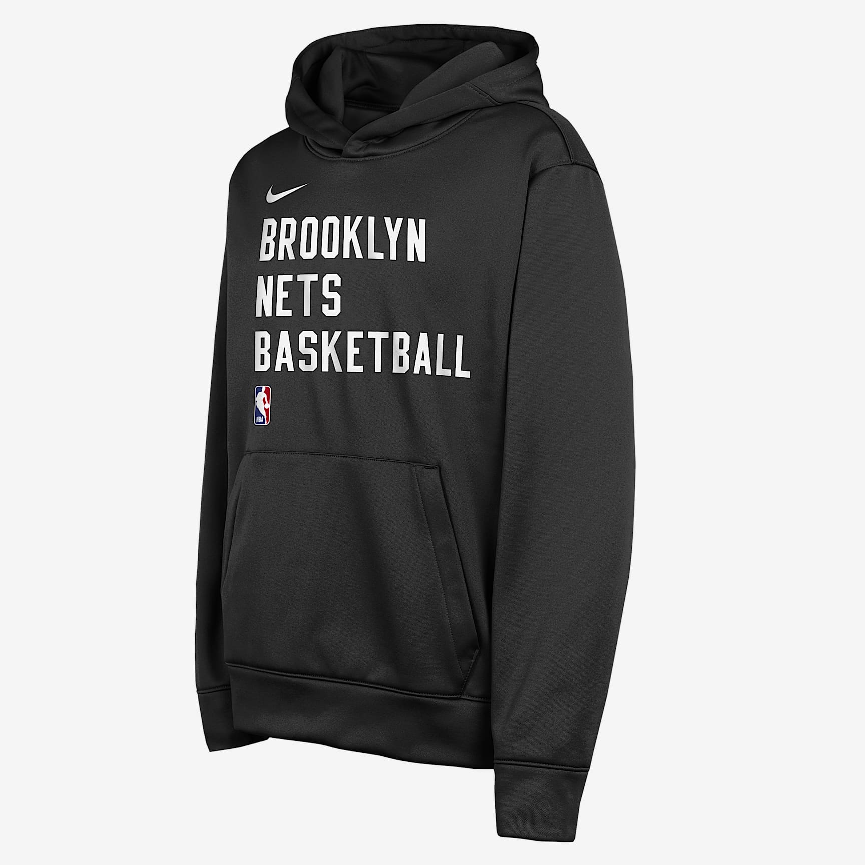 Brooklyn Nets Big Kids' Nike Dri-FIT NBA Pullover Hoodie