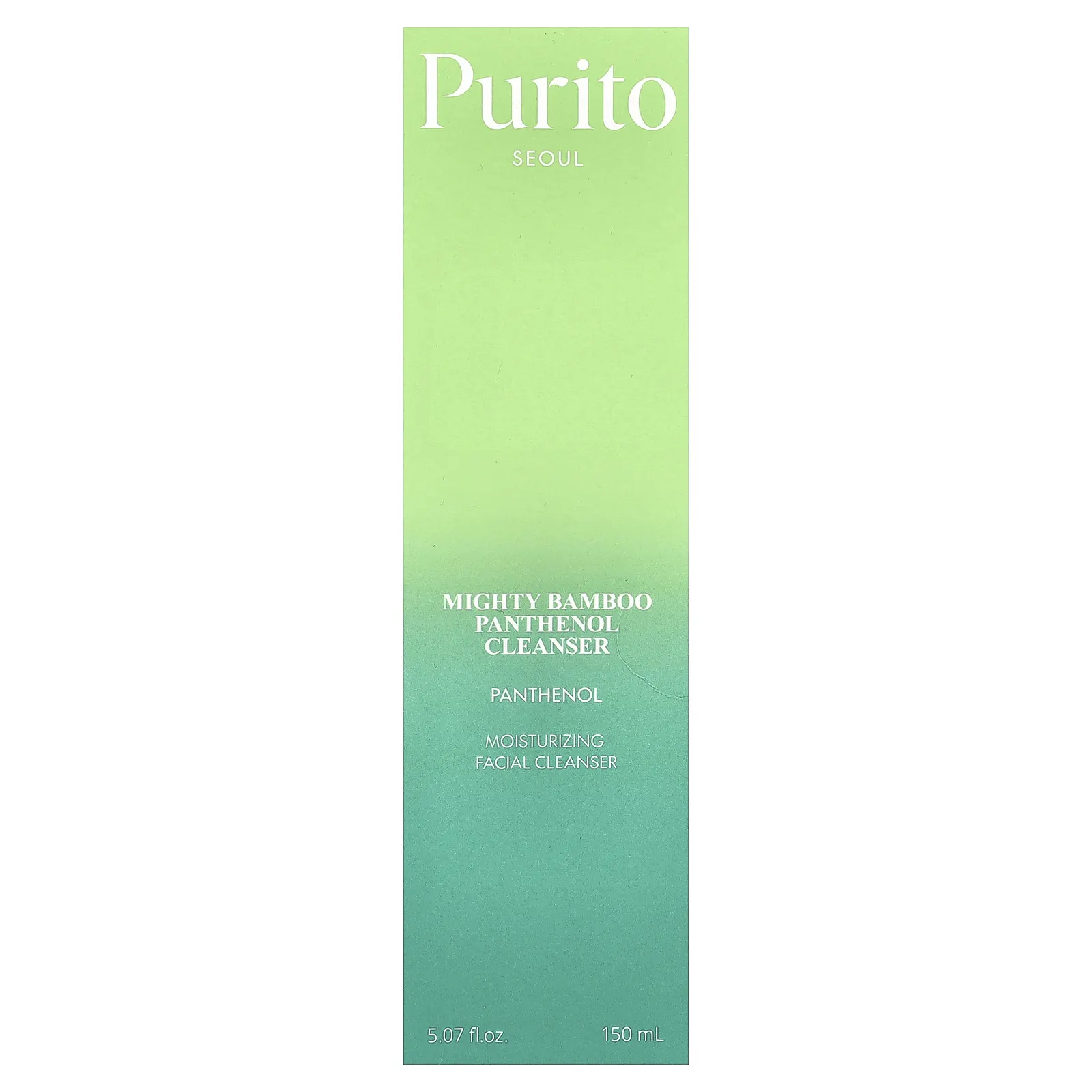 Purito, Mighty Bamboo, очищающее средство с пантенолом, 150 мл (5,07 жидк. унции)