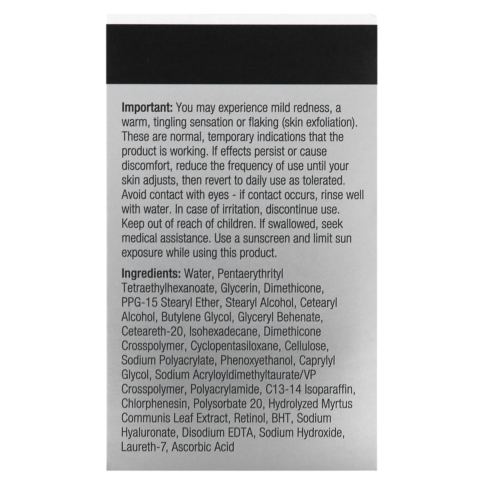 Neutrogena, Rapid Wrinkle Repair, восстанавливающий крем с ретинолом, без отдушек, 48 г (1,7 унции)