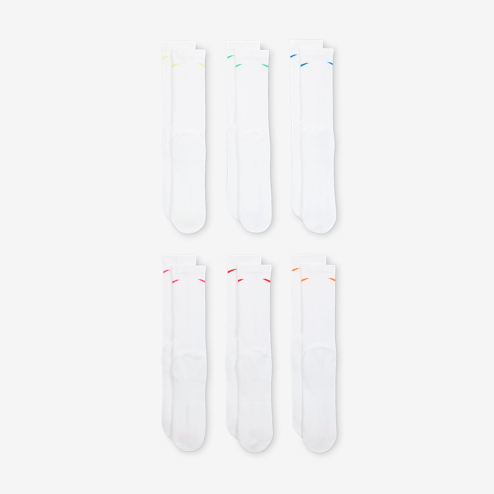 Nike Everyday Plus Cushioned Training Crew Socks (6 Pairs)