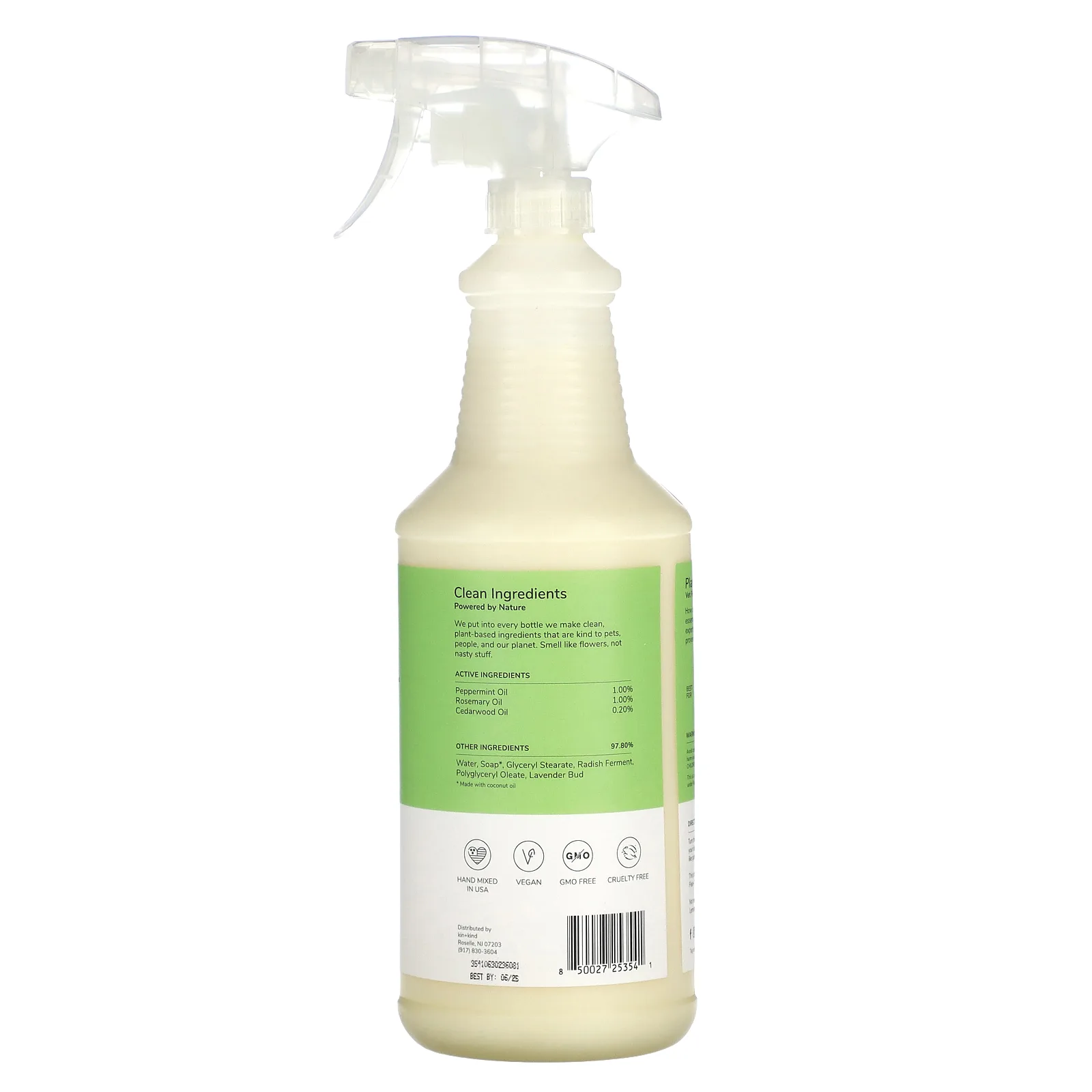 Kin+Kind, Flea + Tick Prevent, спрей для собак, с ароматом лаванды, 946 мл (32 жидк. Унции)