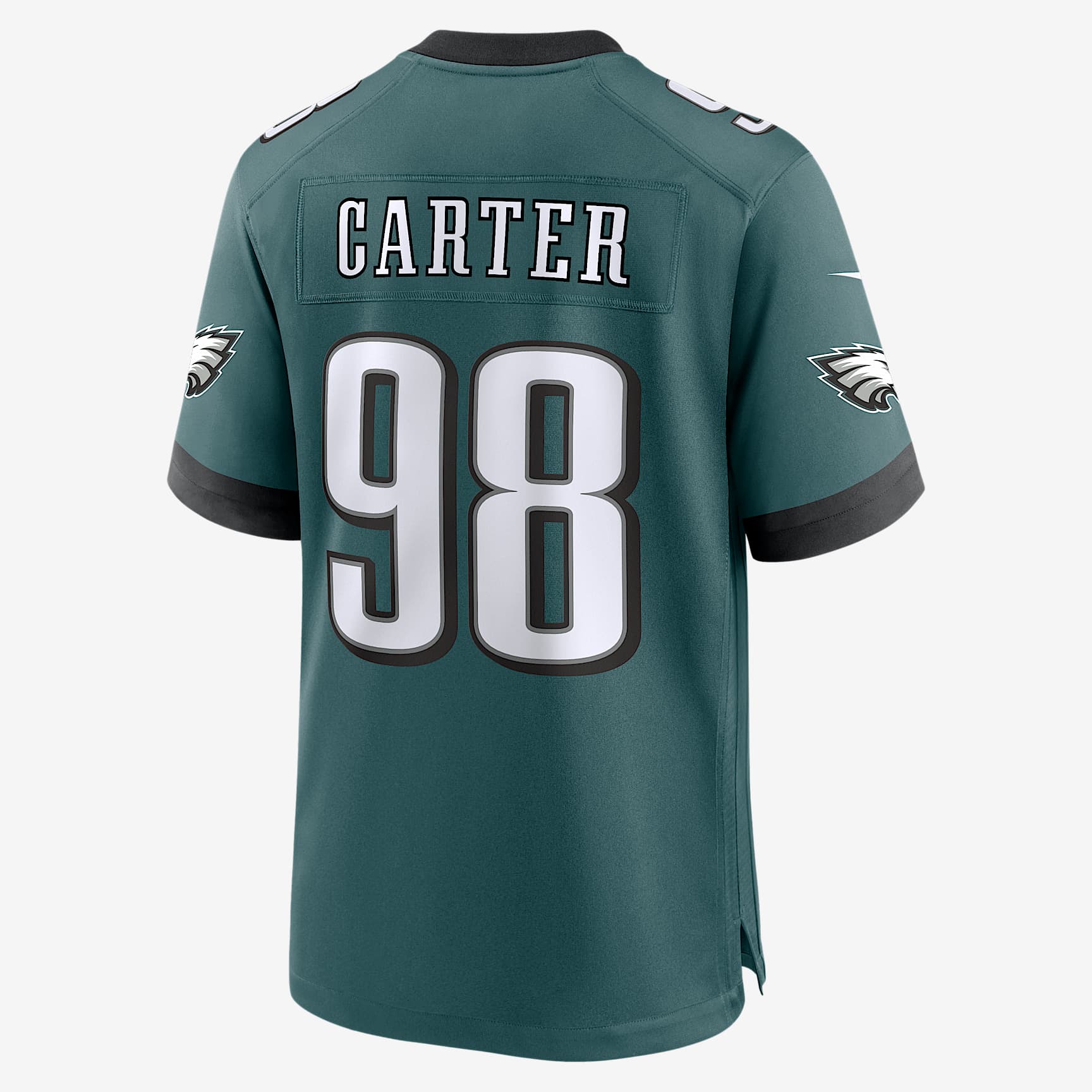Jalen Carter Philadelphia Eagles Super Bowl LIX Men's Nike NFL Game Jersey