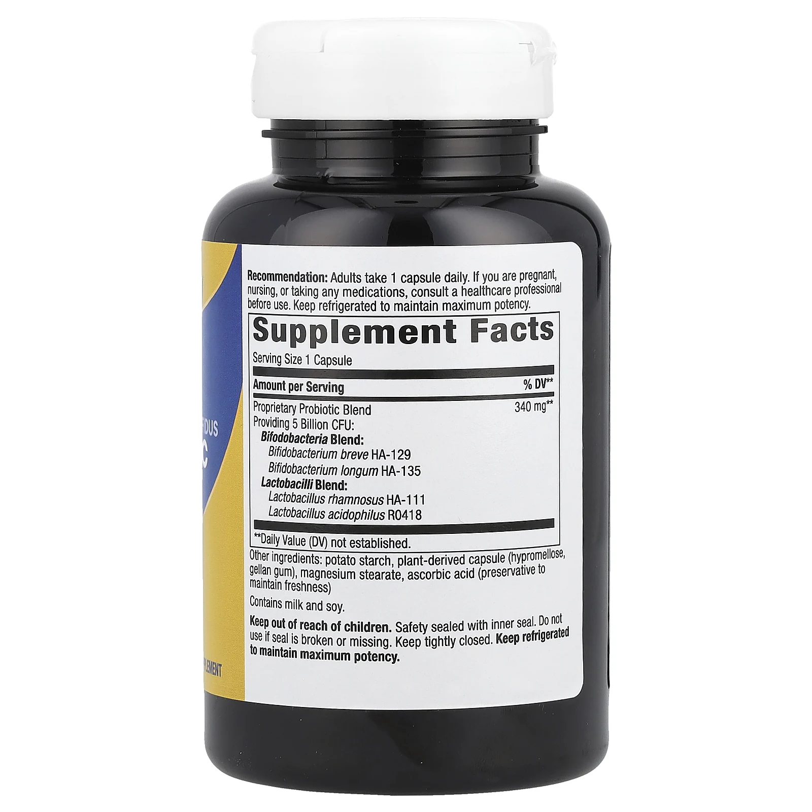 Nature's Way, Primadophilus Bifidus, смесь пробиотиков, 5 млрд КОЕ, 180 вегетарианских капсул