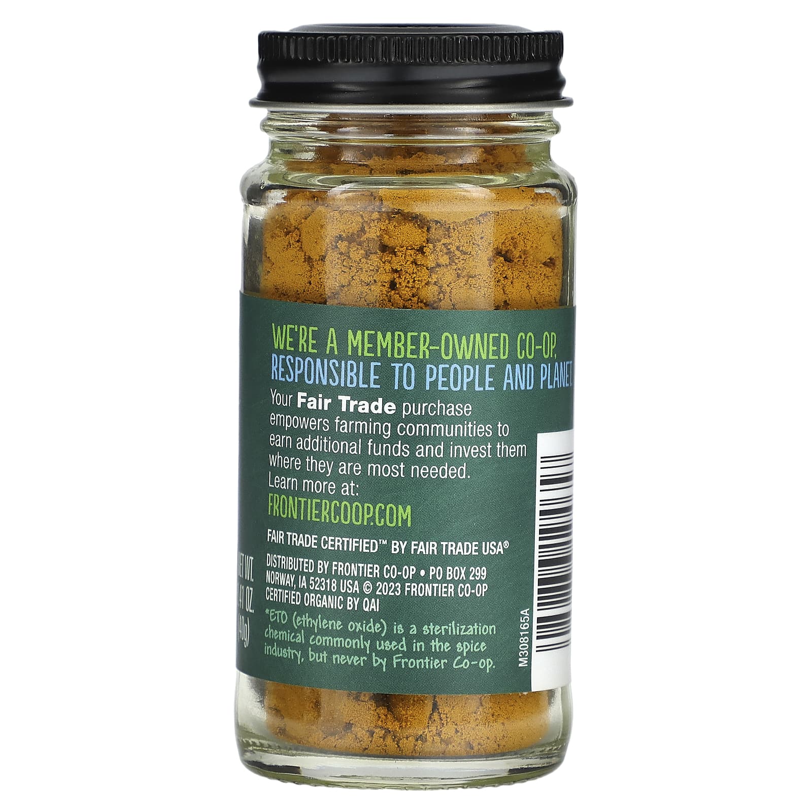 Frontier Co-op, органический корень куркумы, 40 г (1,41 унции)