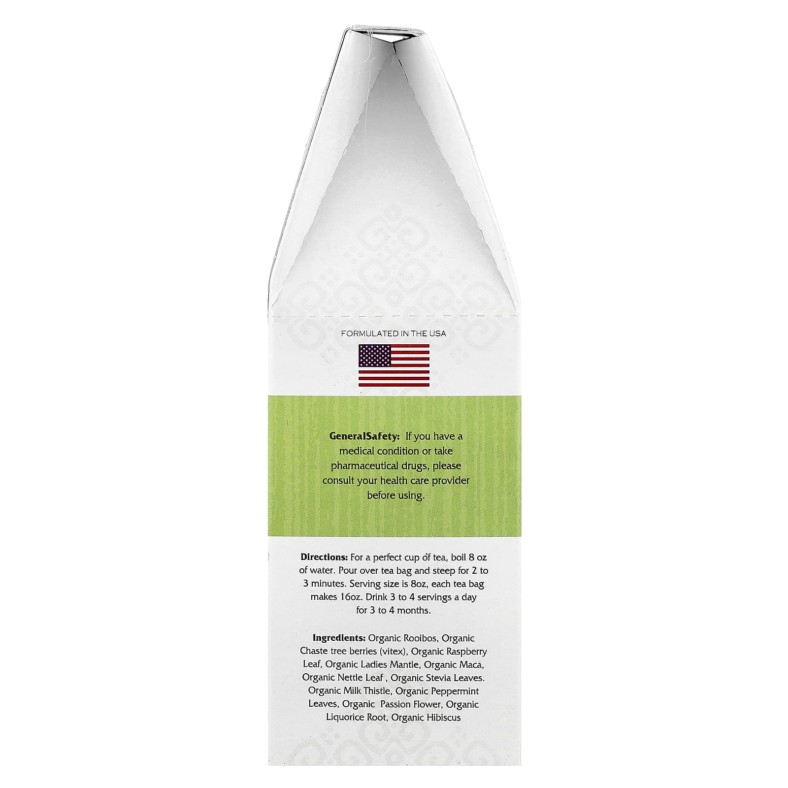 Secrets of Tea, Органический чай GetFertility Magic ™, Heavenly Sweet, без кофеина, 20 чайных пакетиков, 40 г (1,41 унции)