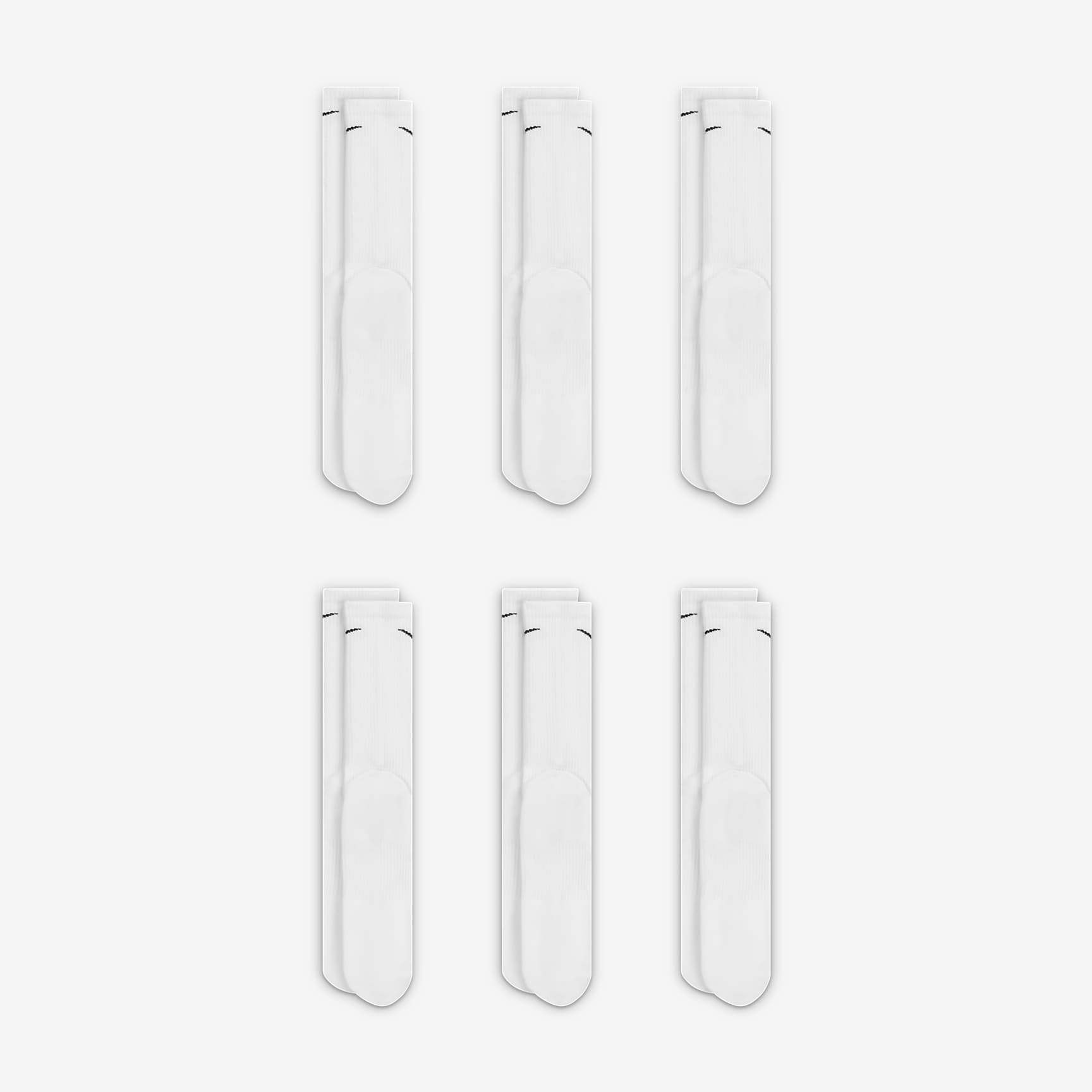 Nike Everyday Plus Cushioned Training Crew Socks (6 Pairs)
