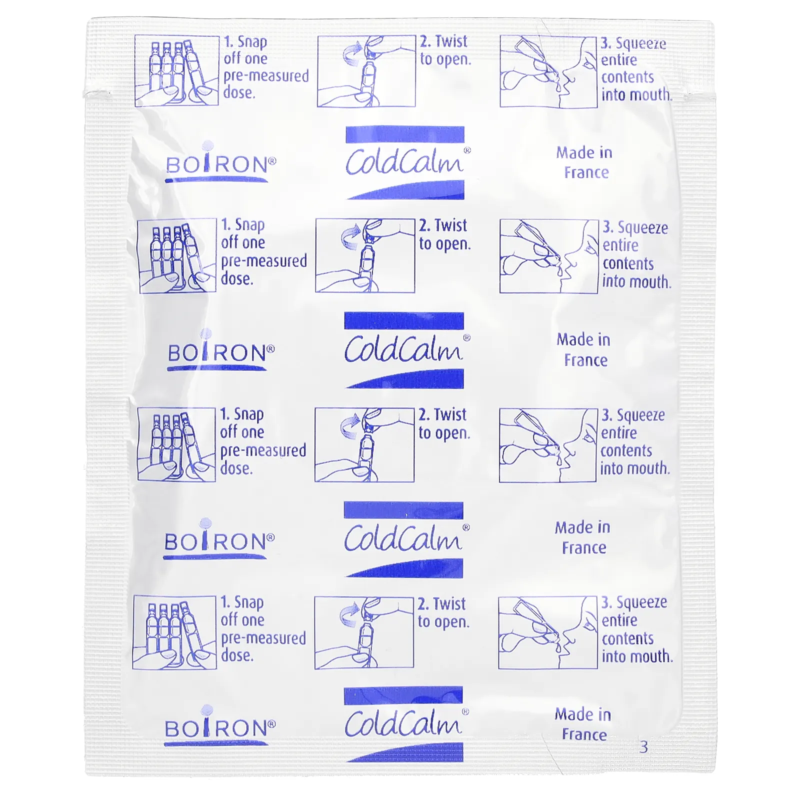 Boiron, Cold Calm Baby, жидкая добавка, для облегчения симптомов простуды, для детей от 6 месяцев, 30 отмеренных жидких доз по 1 мл (0,034 жидк. унции)