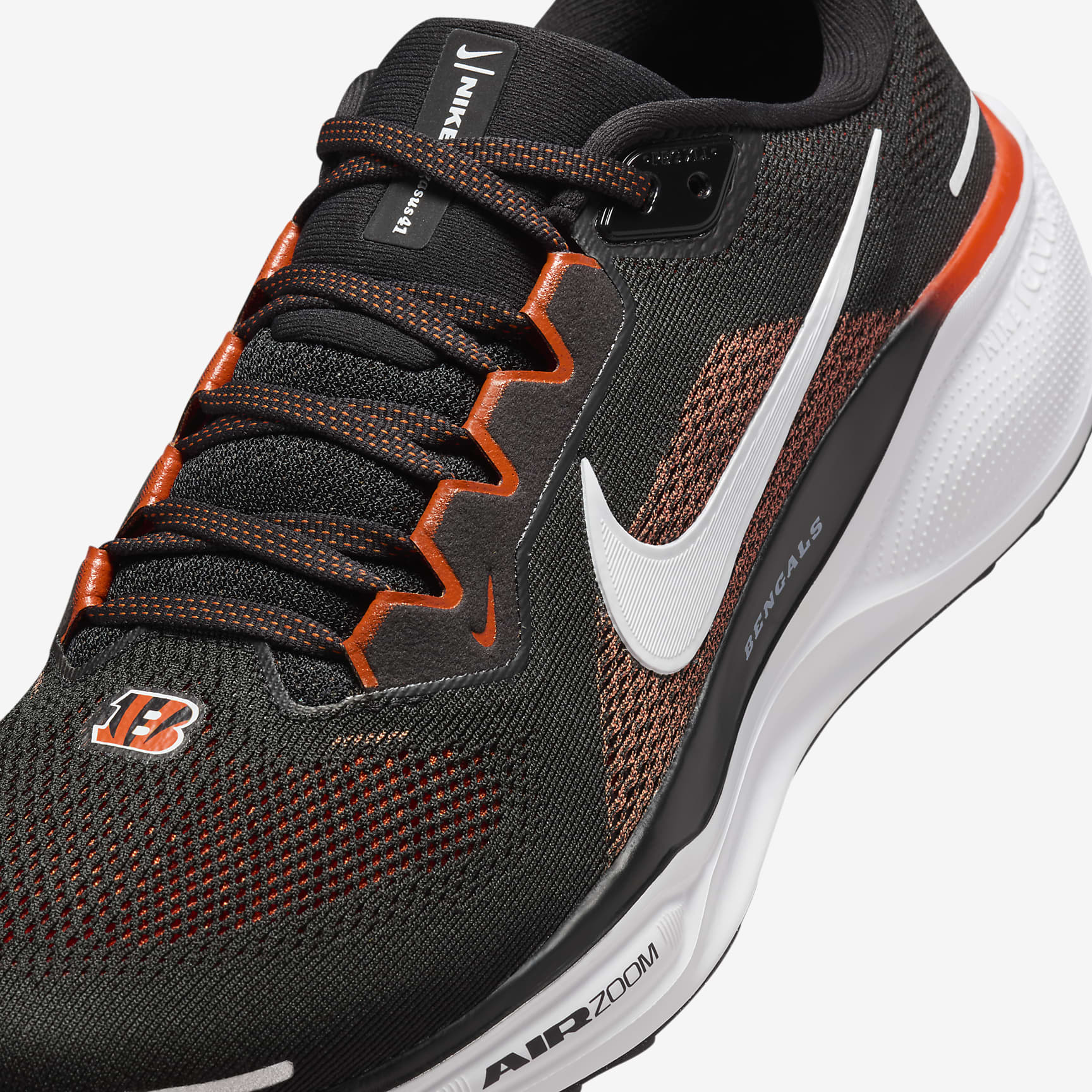 Nike Pegasus 41 NFL Cincinnati Bengals Men's Road Running Shoes