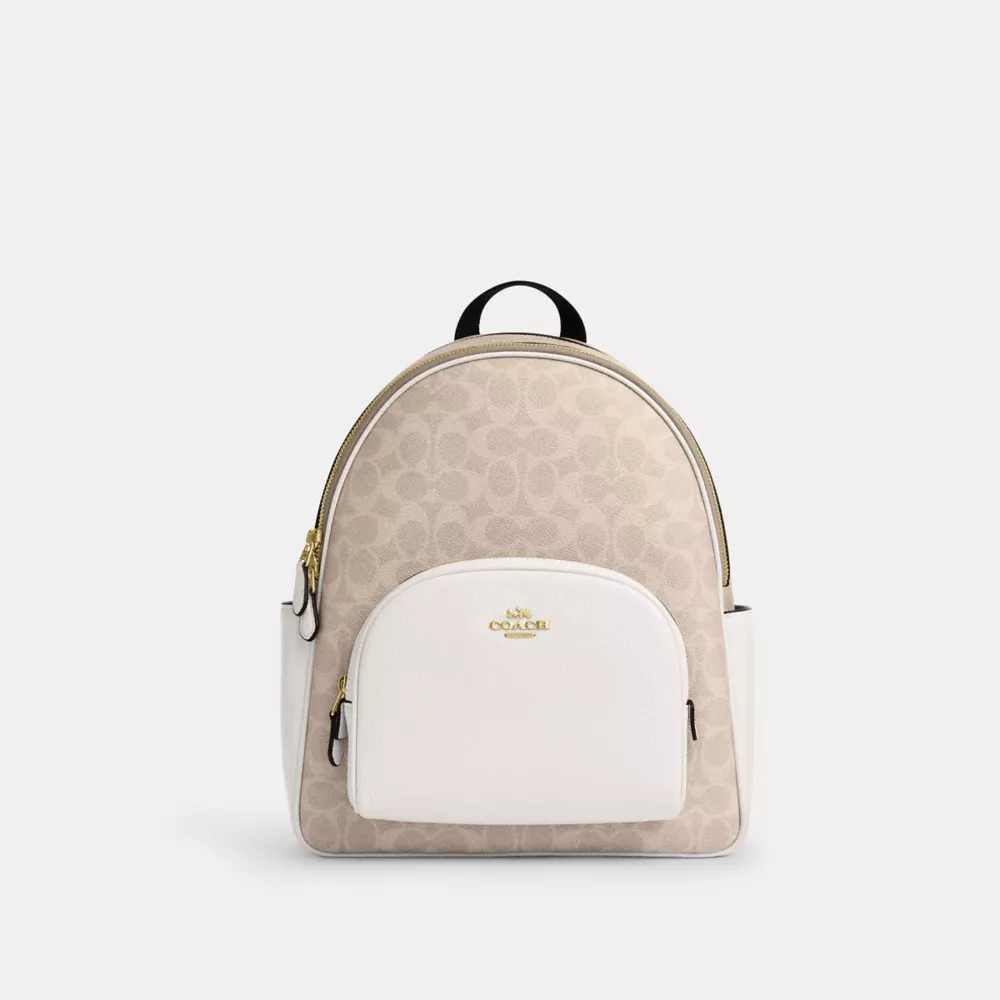 Рюкзак COACH Court Backpack In Signature Canvas