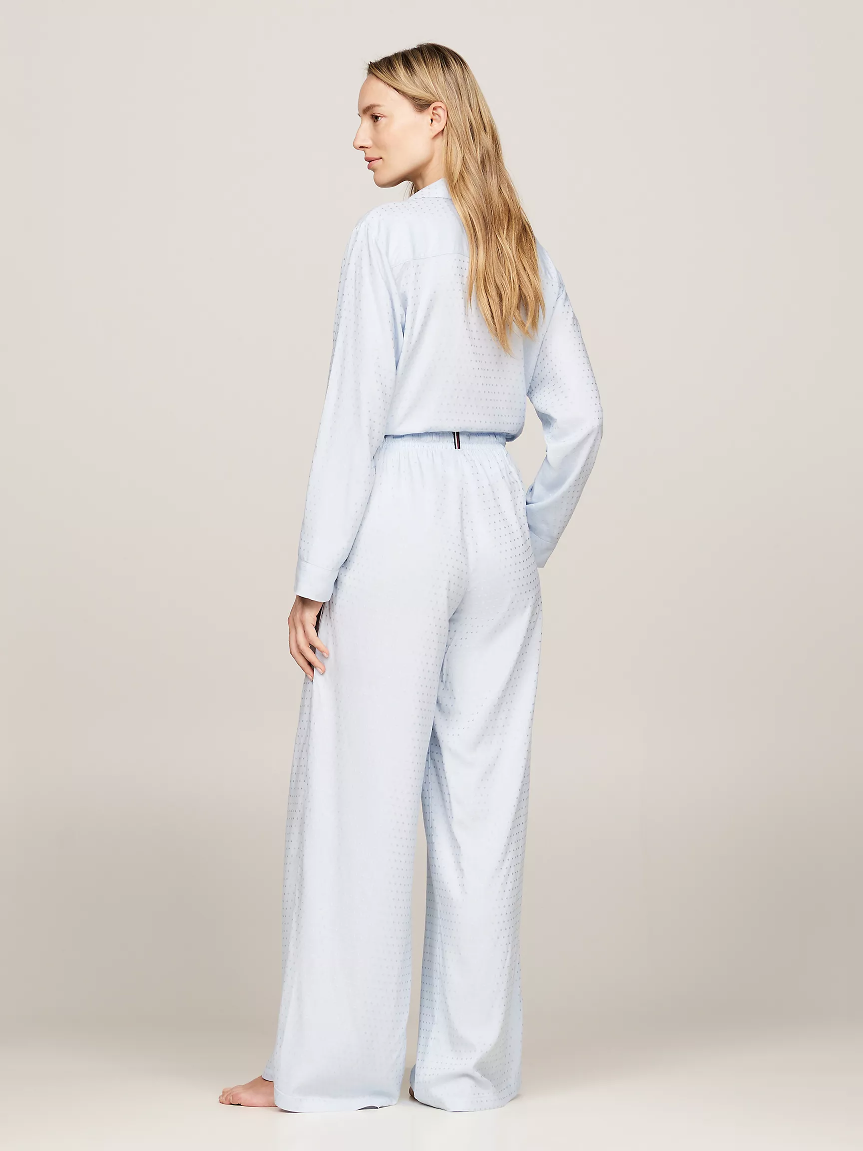 Женская одежда для сна Tommy Hilfiger, Пижамные штаны с жаккардовым узором в горошек