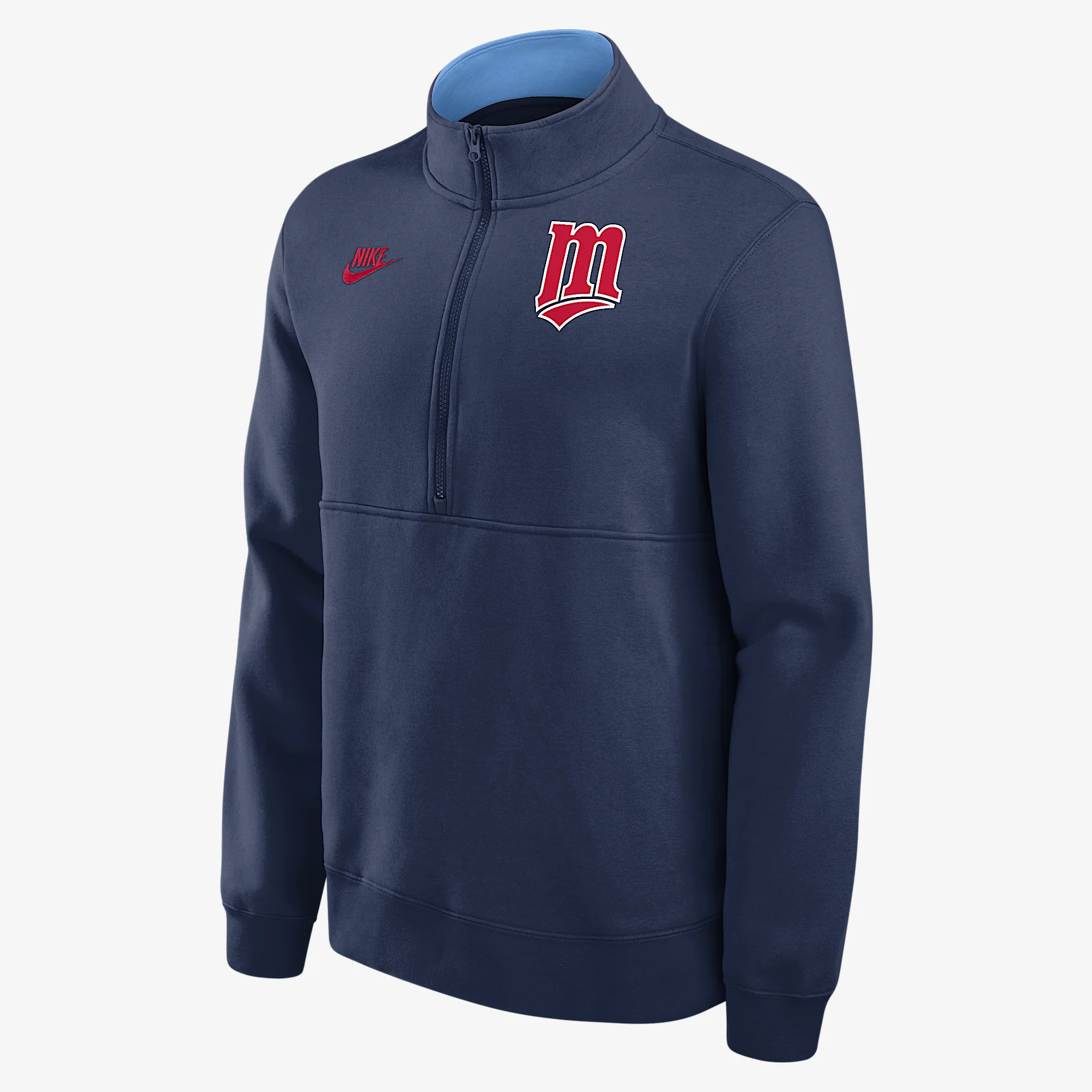 Minnesota Twins Cooperstown Men's Nike MLB 1/2-Zip Crew