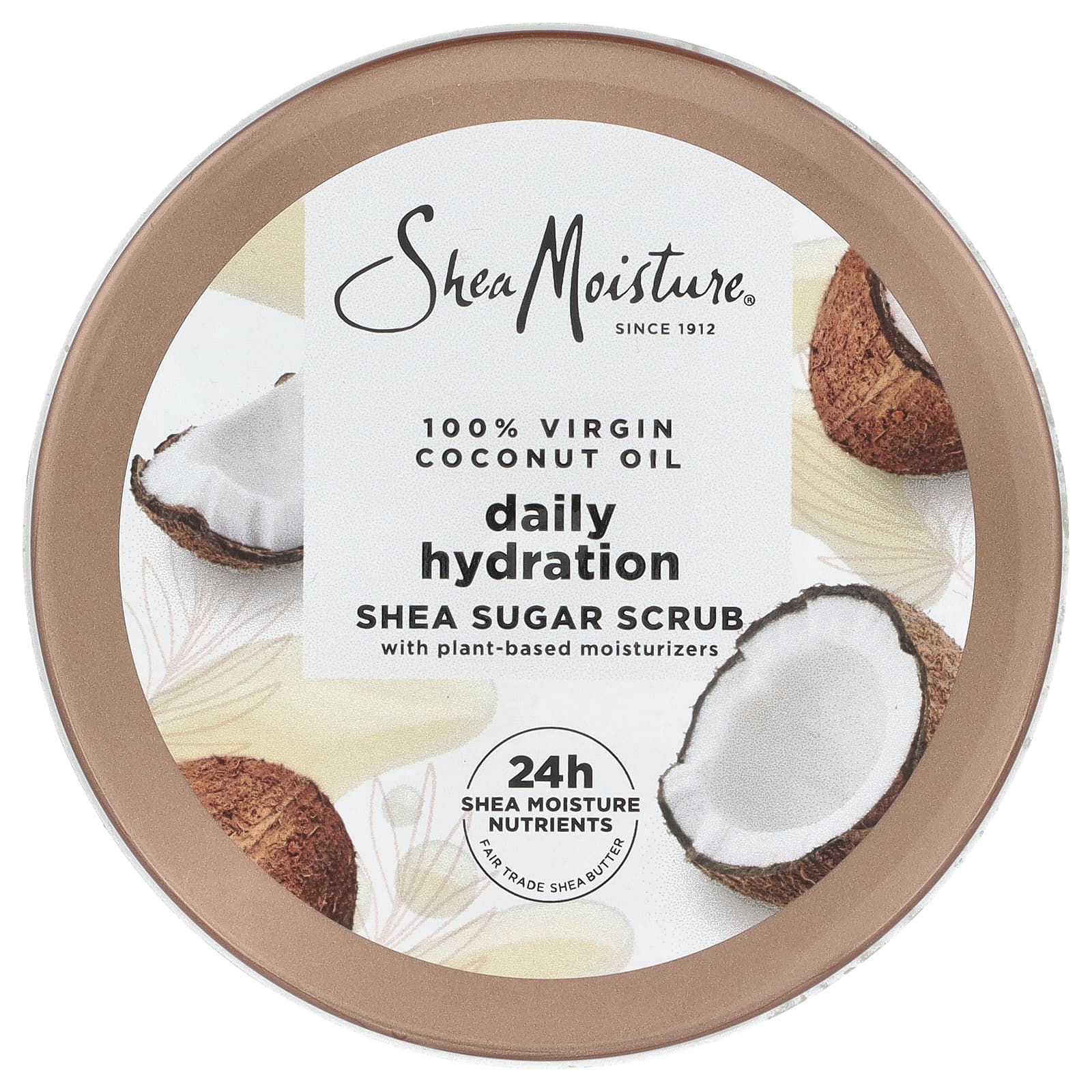 SheaMoisture, сахарный скраб для ежедневного увлажнения, 100% кокосовое масло первого отжима, 340 г (12 унций)