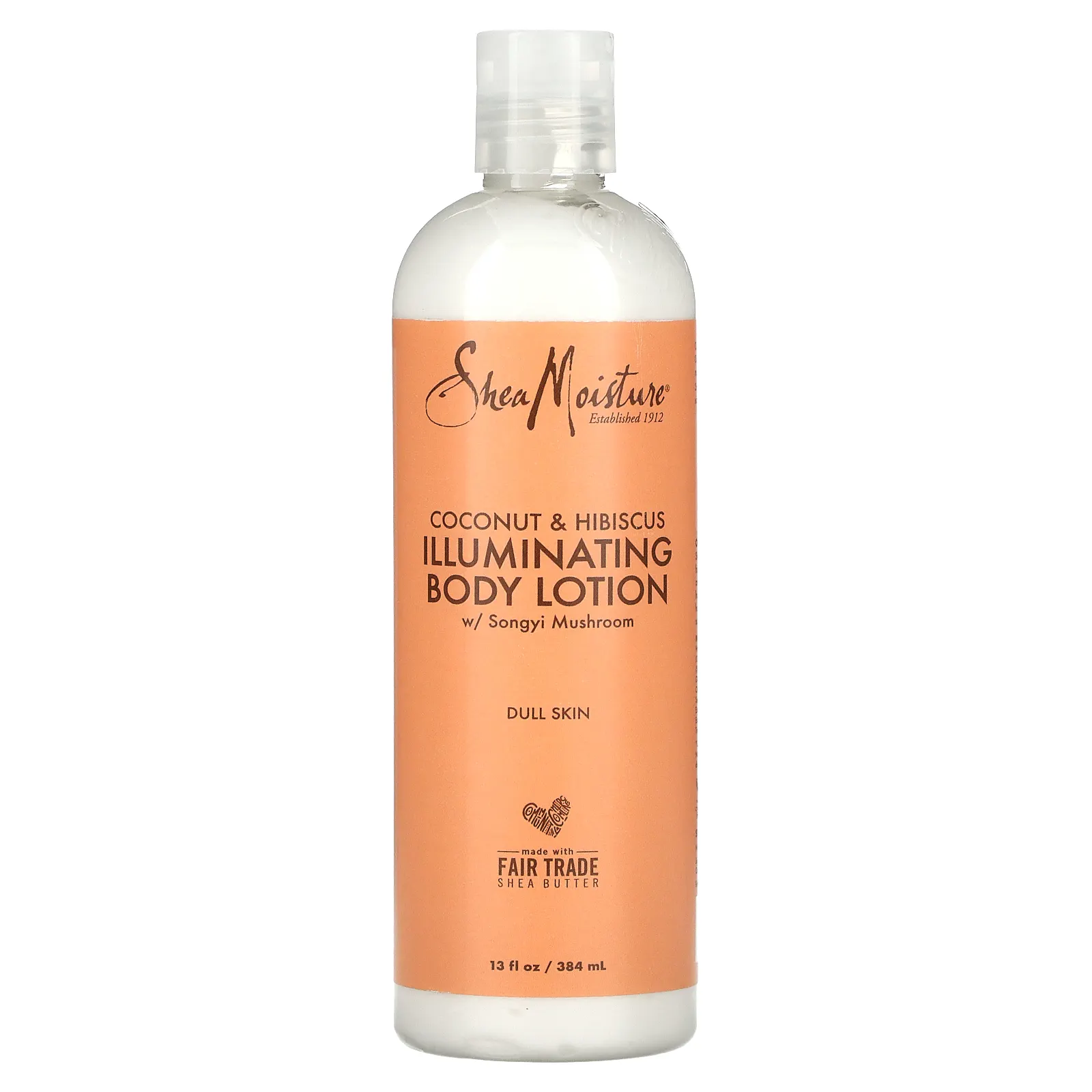 SheaMoisture, Осветляющий лосьон для тела с грибами сонги, кокосом и гибискусом, 384 мл (13 жидк. Унций)